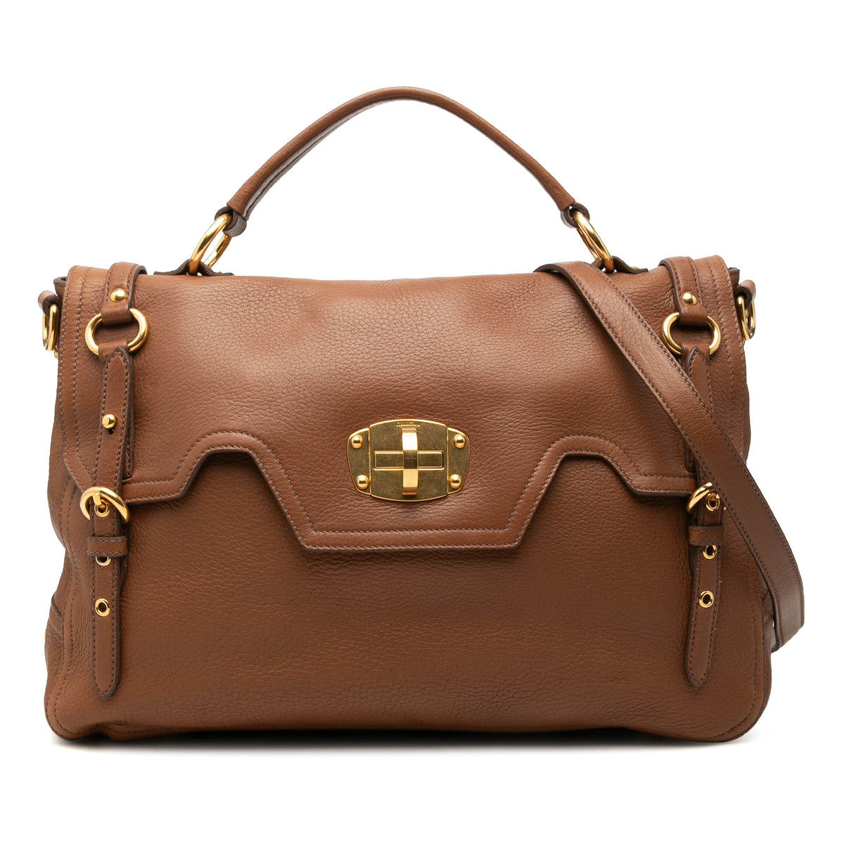 Miu Miu Cervo Paloma Top Handle Bag