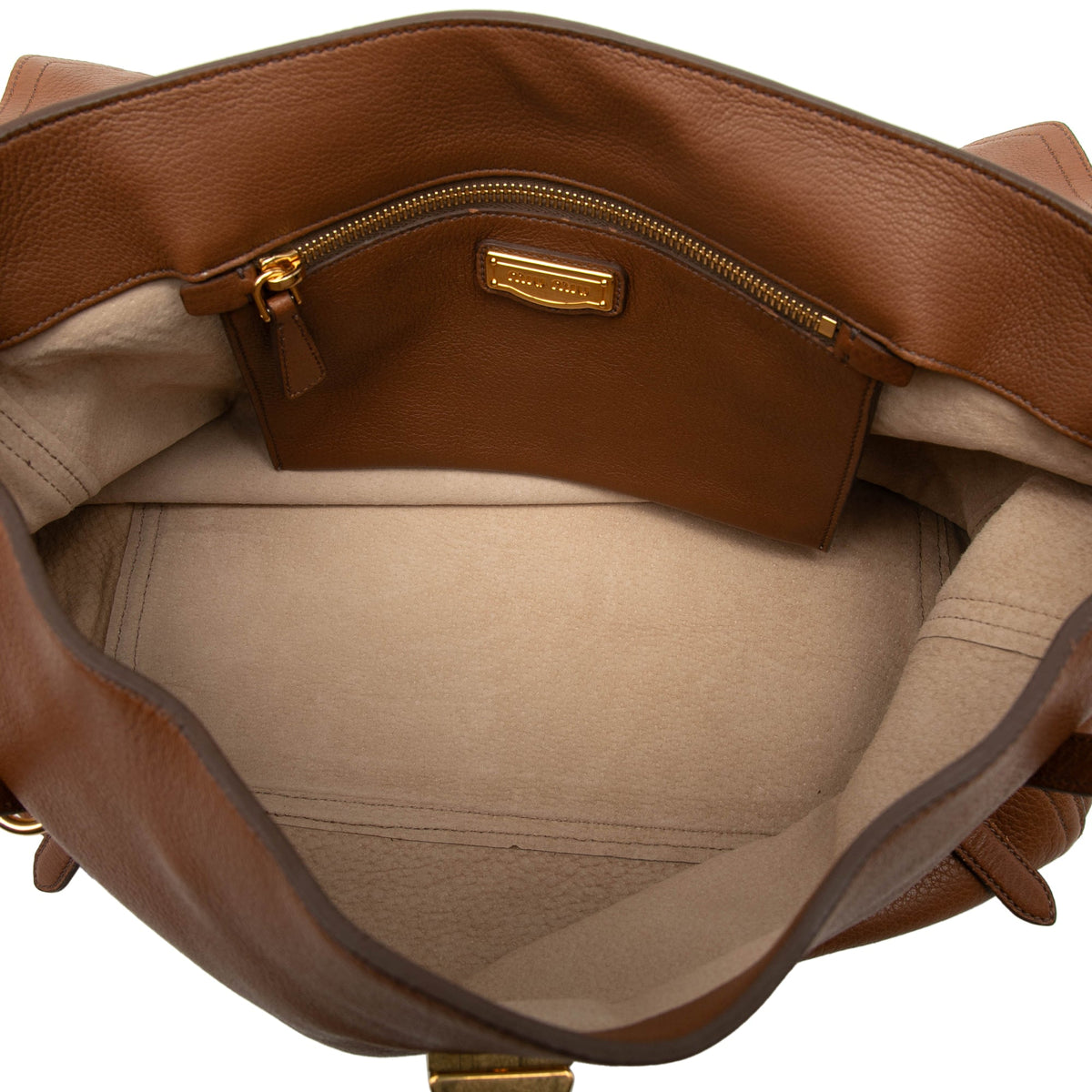 Miu Miu Cervo Paloma Top Handle Bag