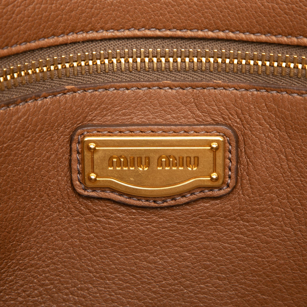 Miu Miu Cervo Paloma Top Handle Bag