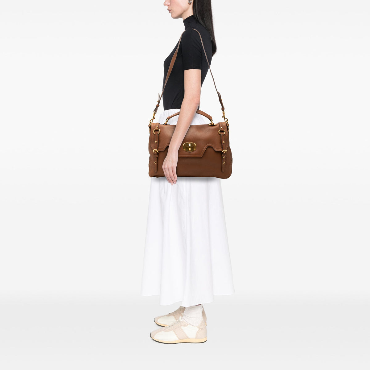 Miu Miu Cervo Paloma Top Handle Bag