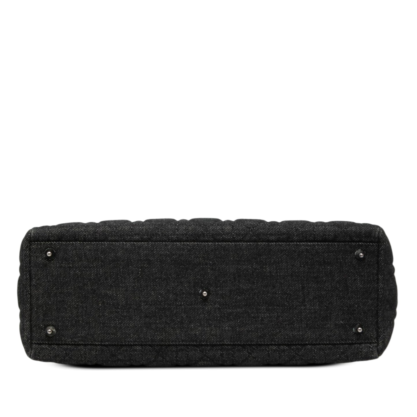 Dior Large Denim Cannage Lady Dior