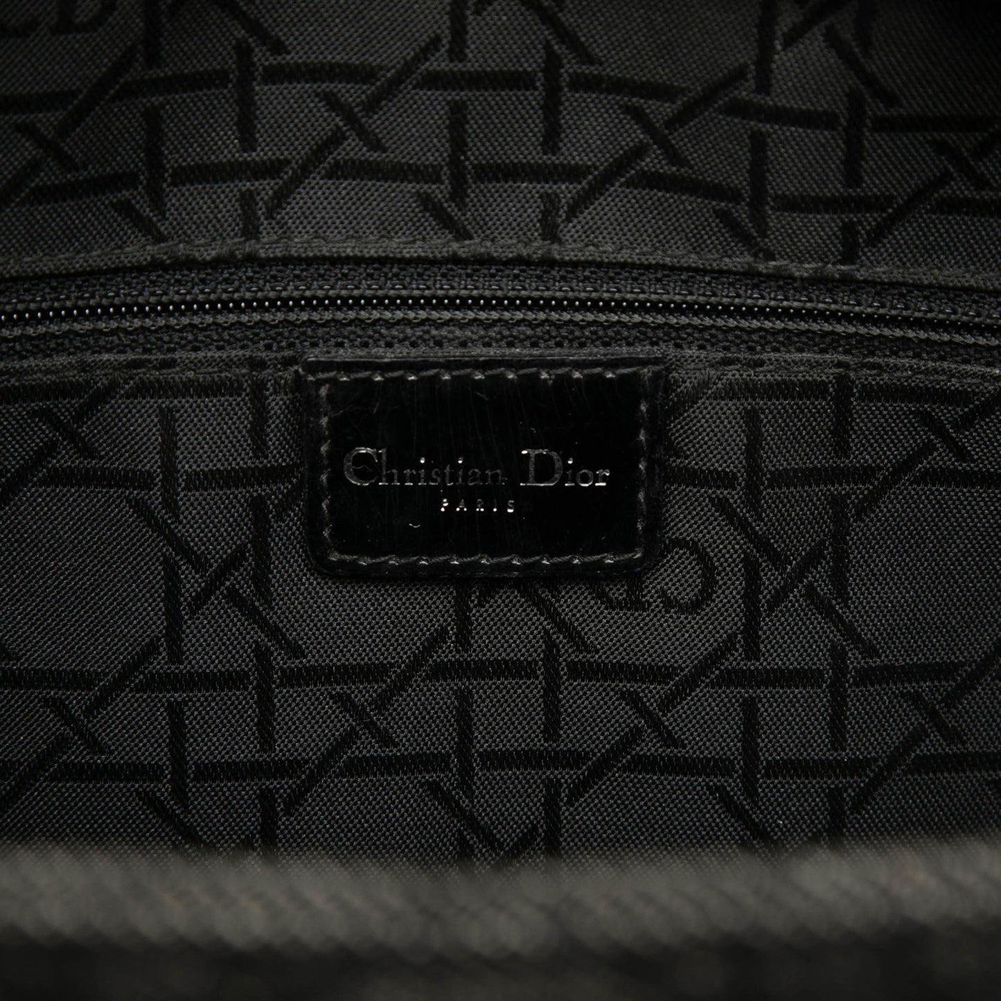 Dior Large Denim Cannage Lady Dior