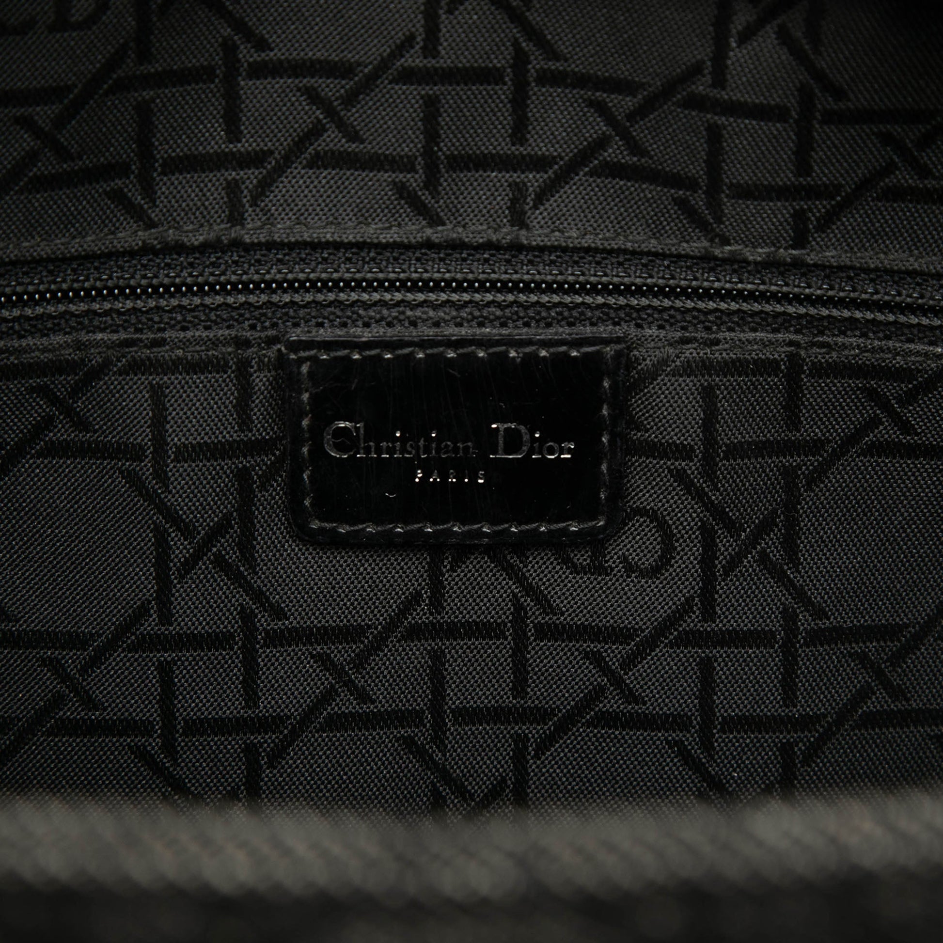 Dior Large Denim Cannage Lady Dior
