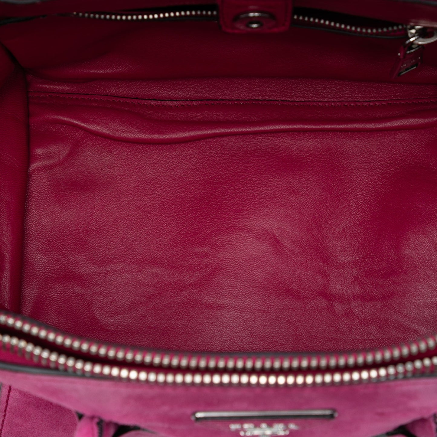 Prada Small Scamosciato Twin Pocket Satchel