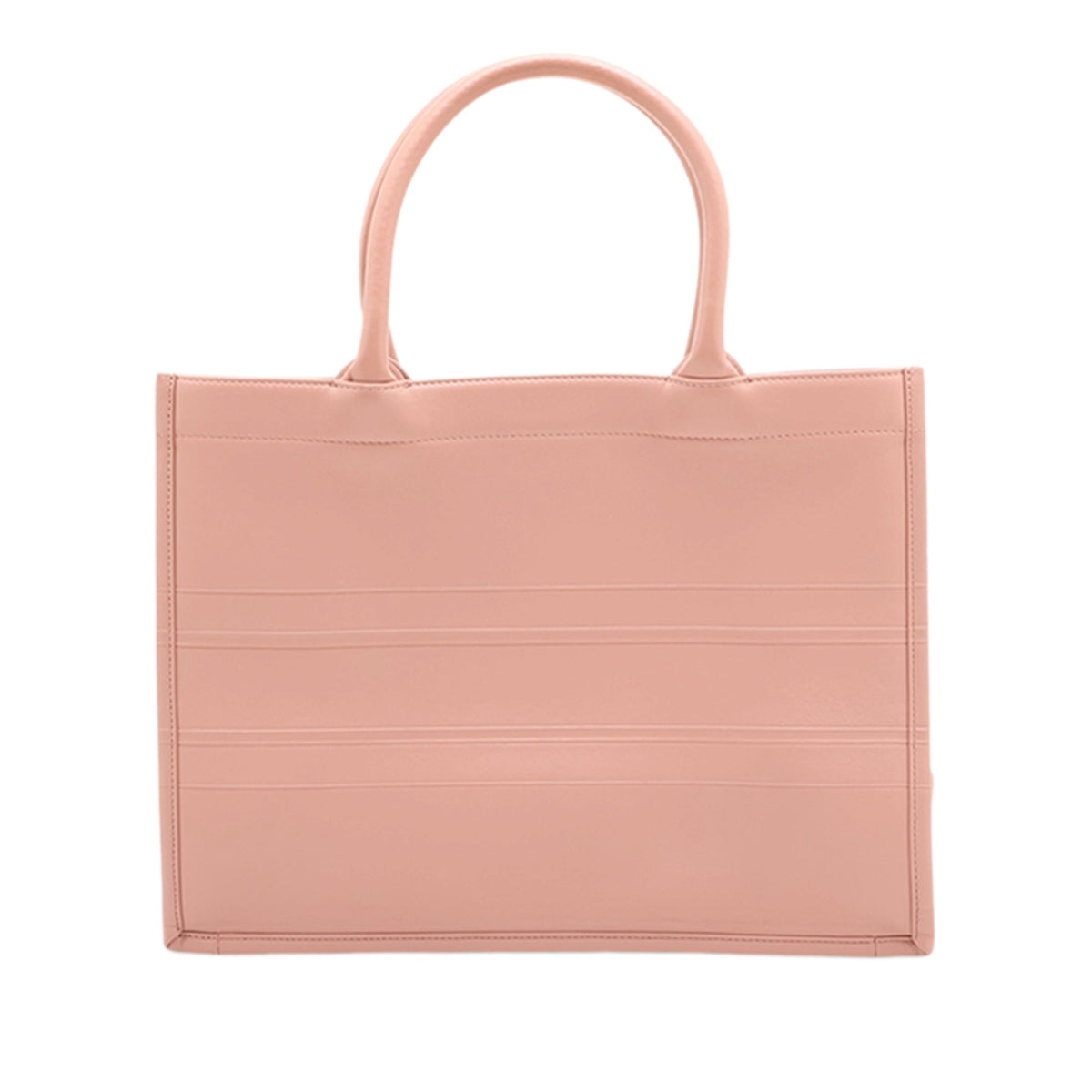 Dior Medium Embossed Book Tote — Pink