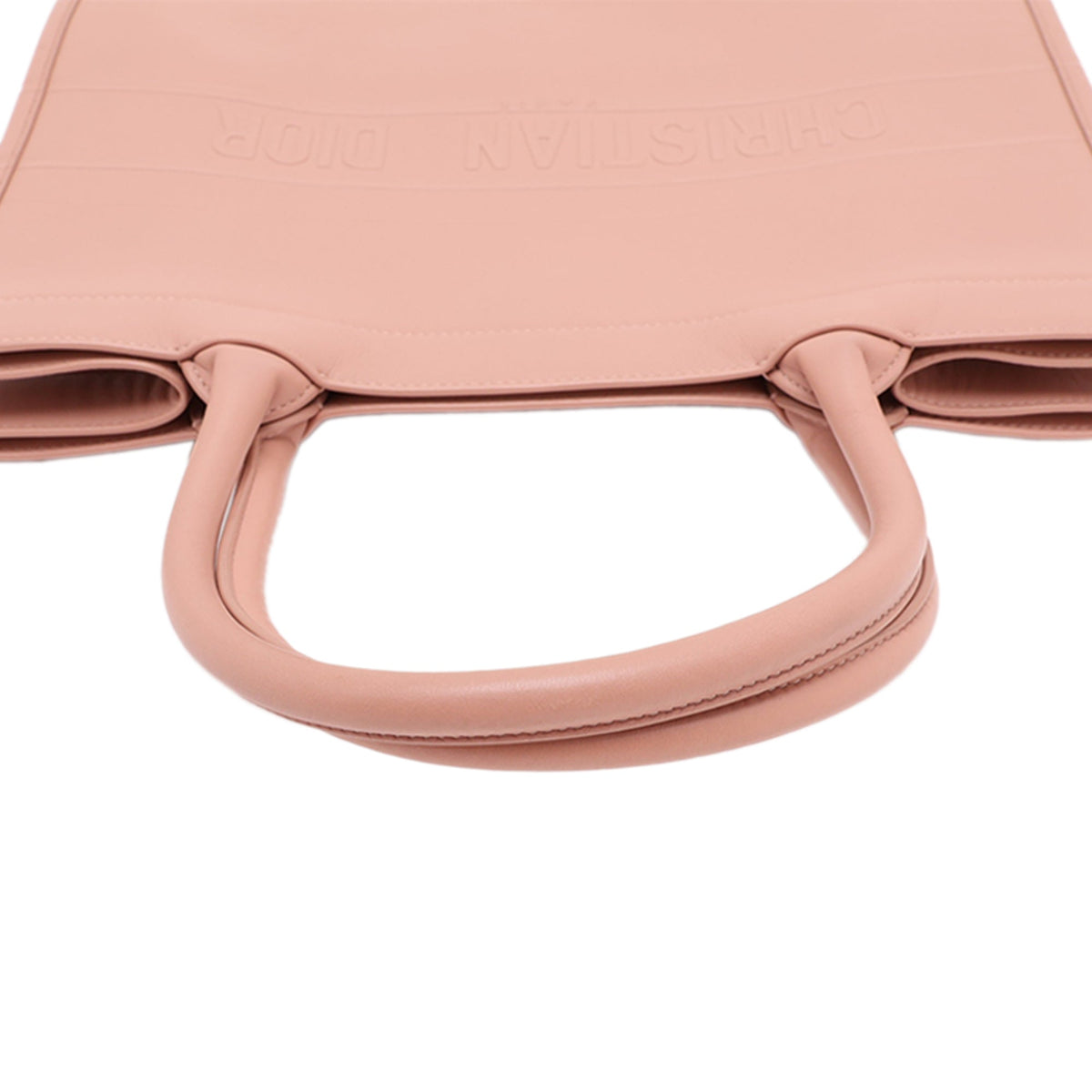 Dior Medium Embossed Book Tote — Pink
