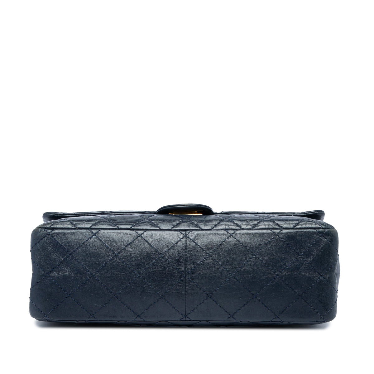 Chanel Quilted Aged Calfskin Reissue 2.55 Double Flap 226 — Blue