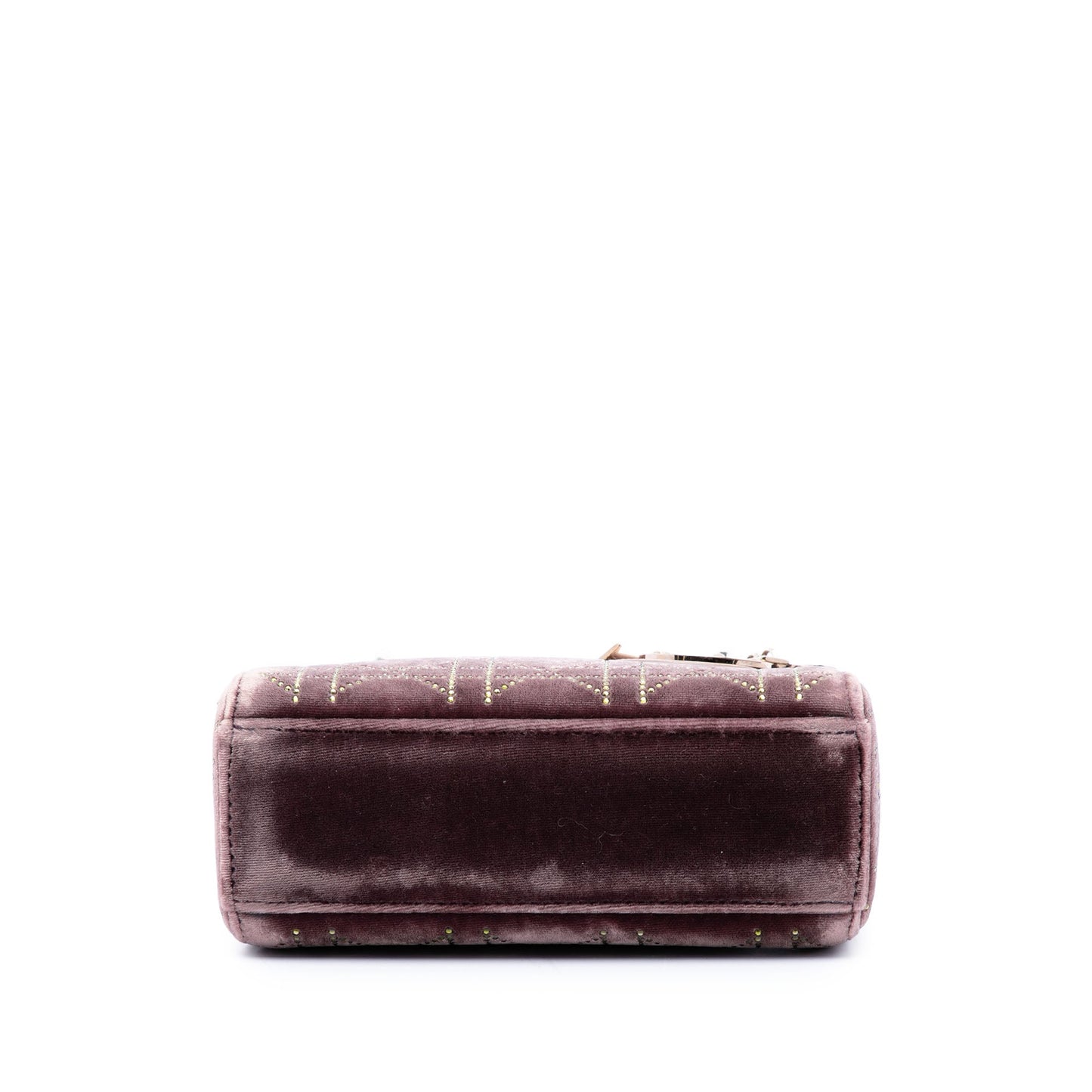 Dior Mini Bicolor Velvet Cannage Strass Embellished Lady Dior
