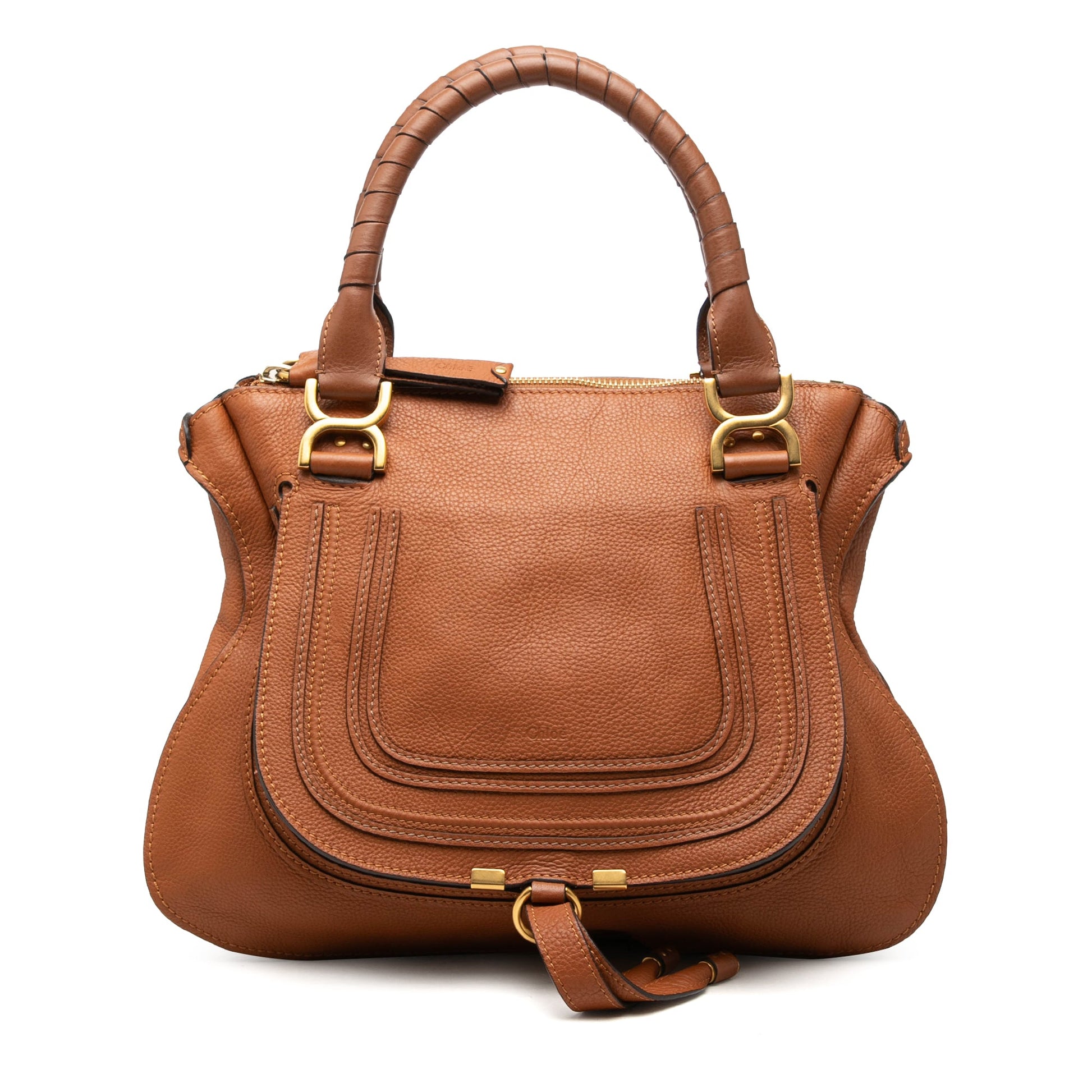 Chloé Medium Pebbled Calfskin Marcie Satchel