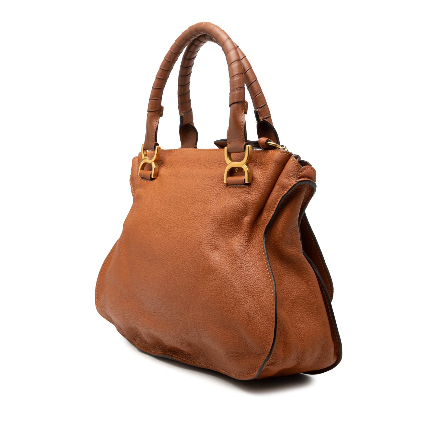 Chloé Medium Pebbled Calfskin Marcie Satchel