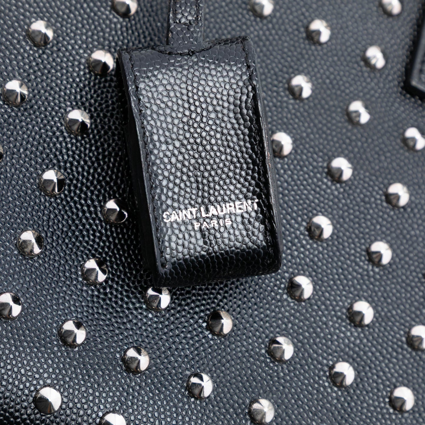 Saint Laurent Nano Grain de Poudre Studded Sac de Jour Satchel