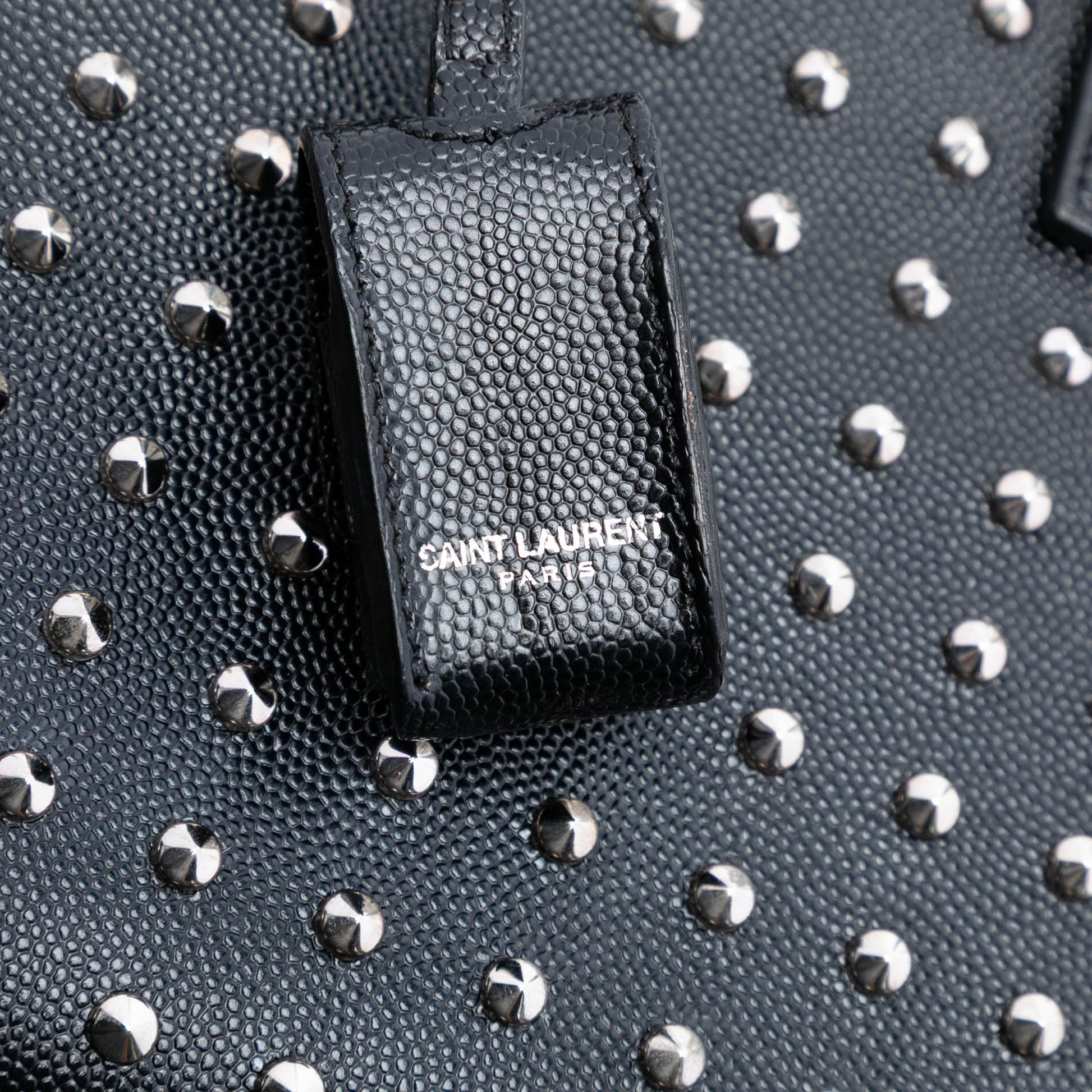 Saint Laurent Nano Grain de Poudre Studded Sac de Jour Satchel