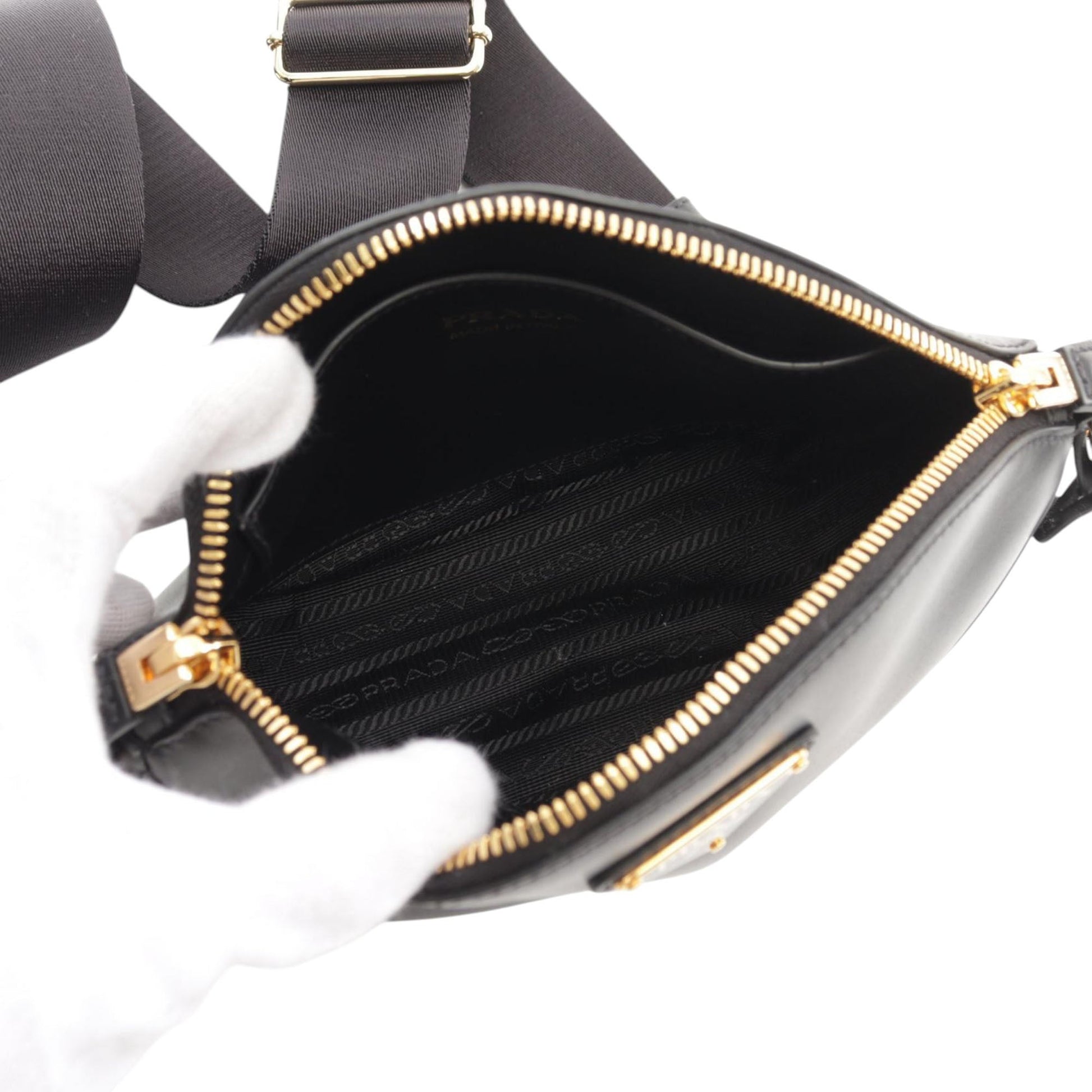 Prada City Calf Crossbody Bag