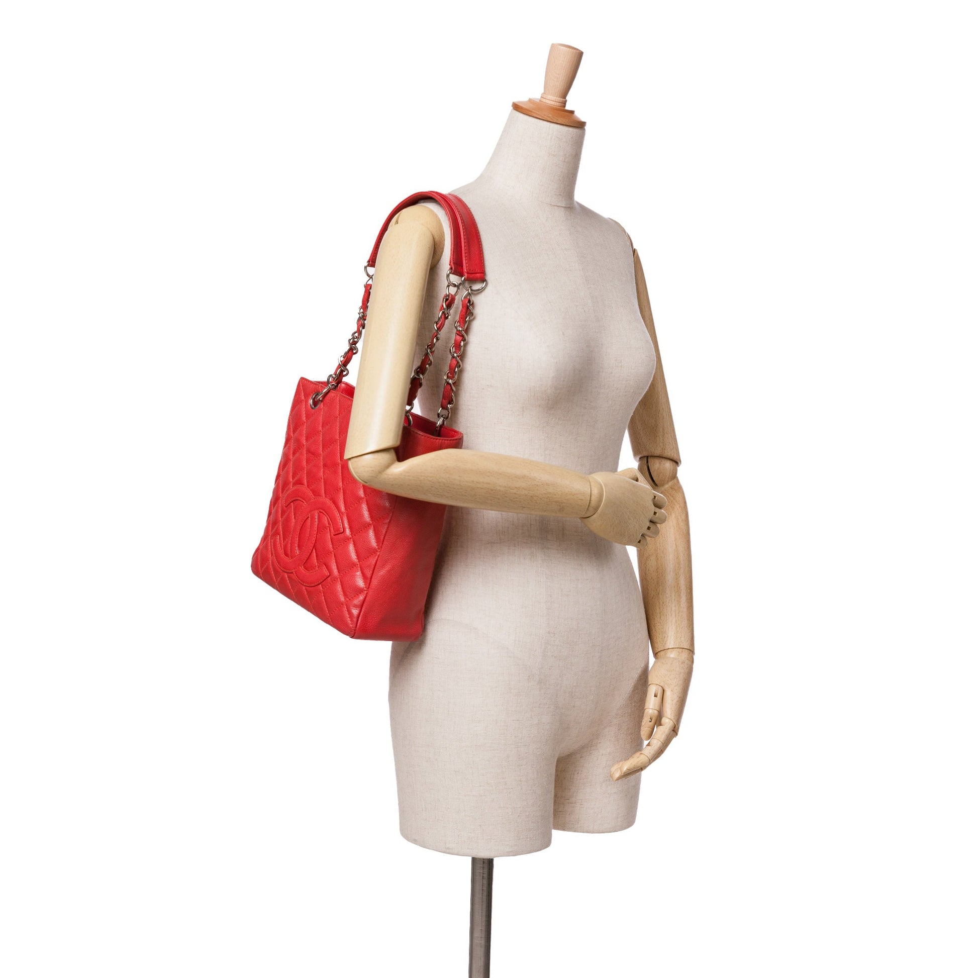 Chanel Caviar Petite Shopping Tote