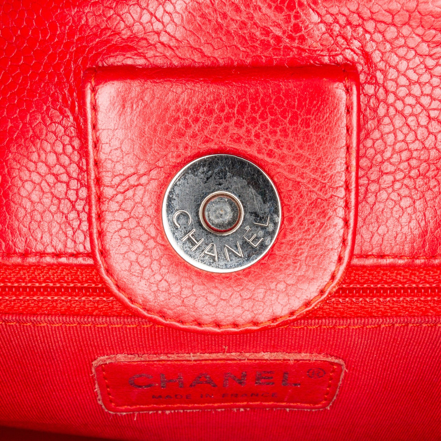Chanel Caviar Petite Shopping Tote