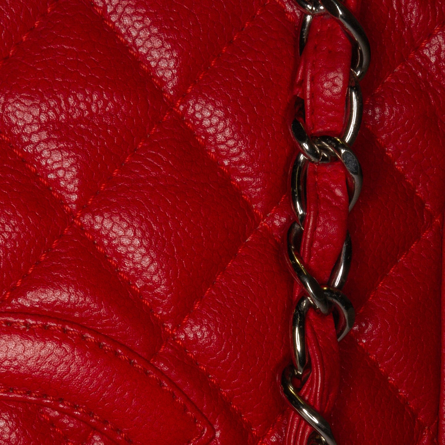 Chanel Caviar Petite Shopping Tote