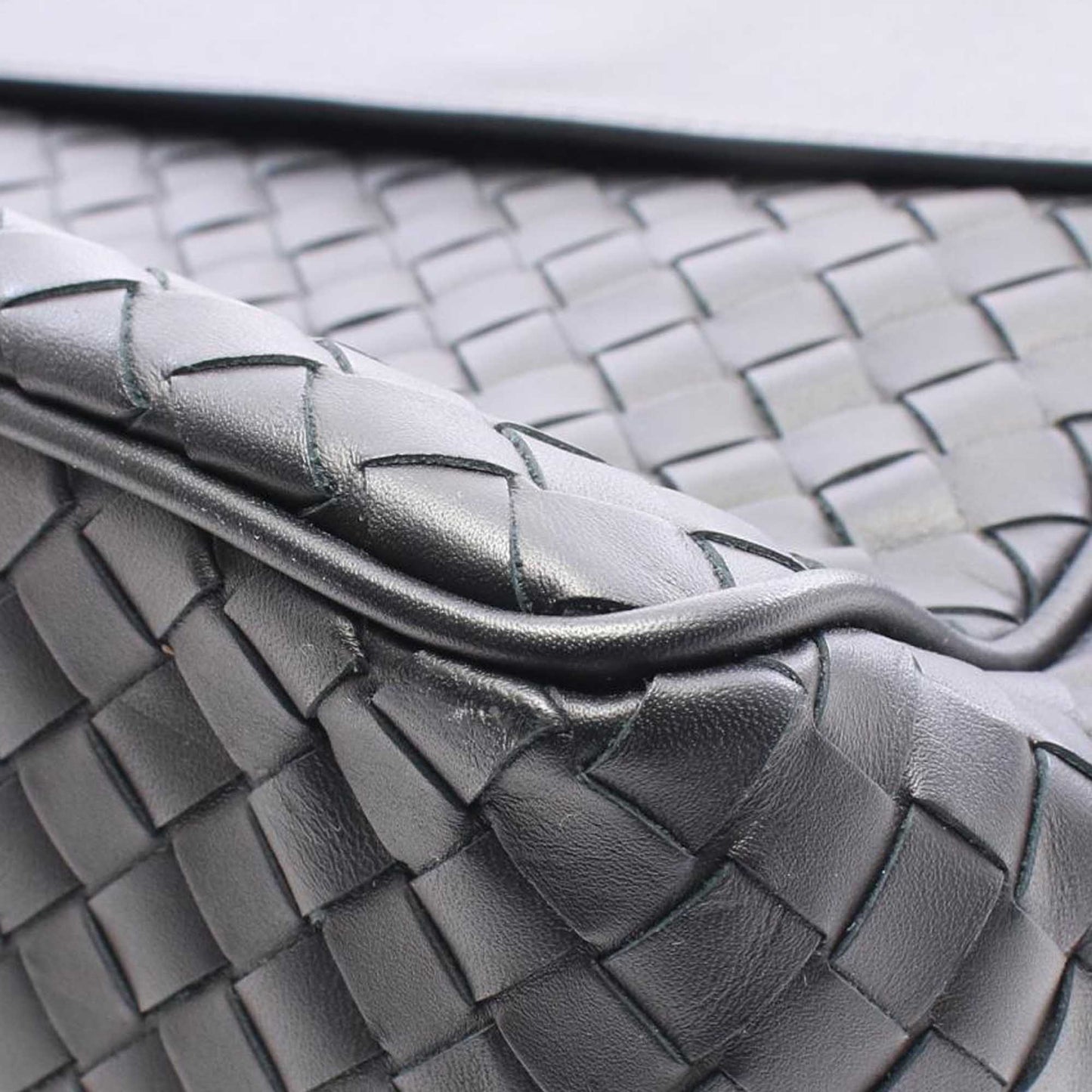 Bottega Veneta Nappa Intrecciato Front Pocket Messenger Bag