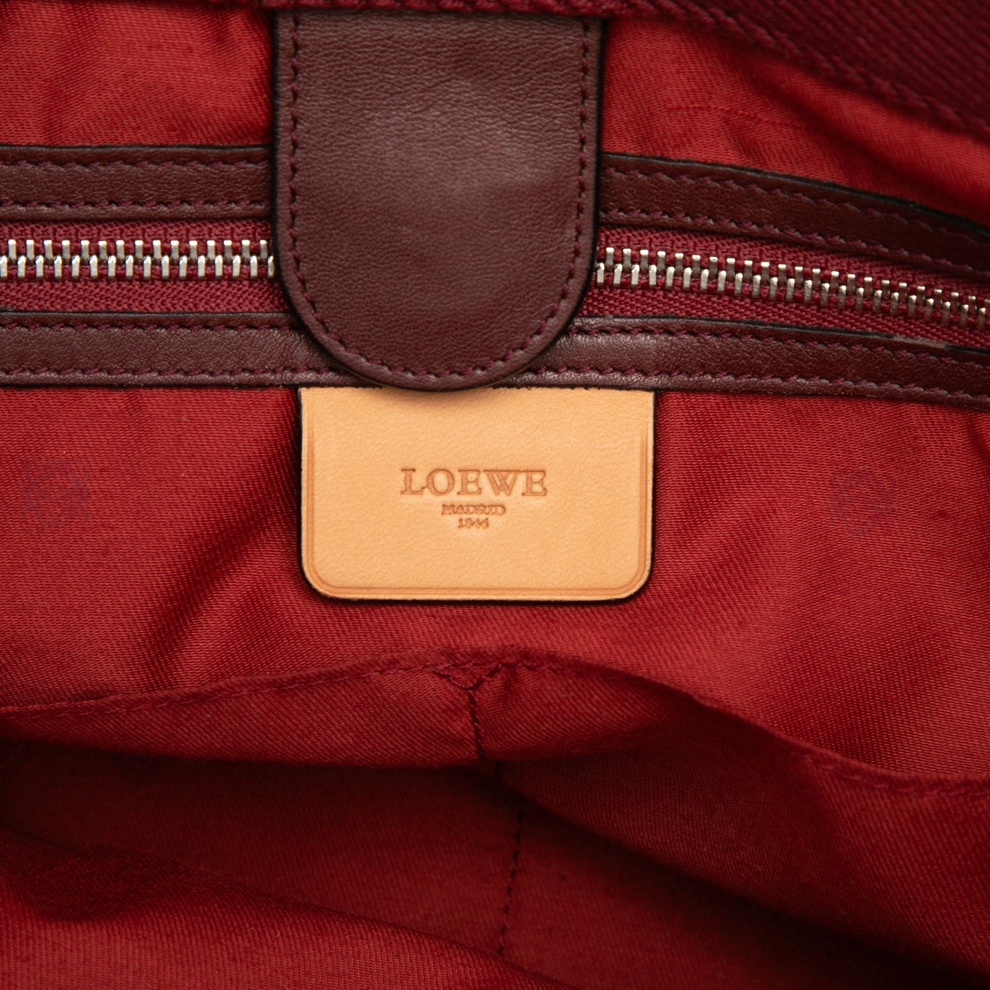 LOEWE Metallic Leather Tote