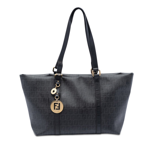 Fendi Zucchino Coated Canvas Superstar Tote