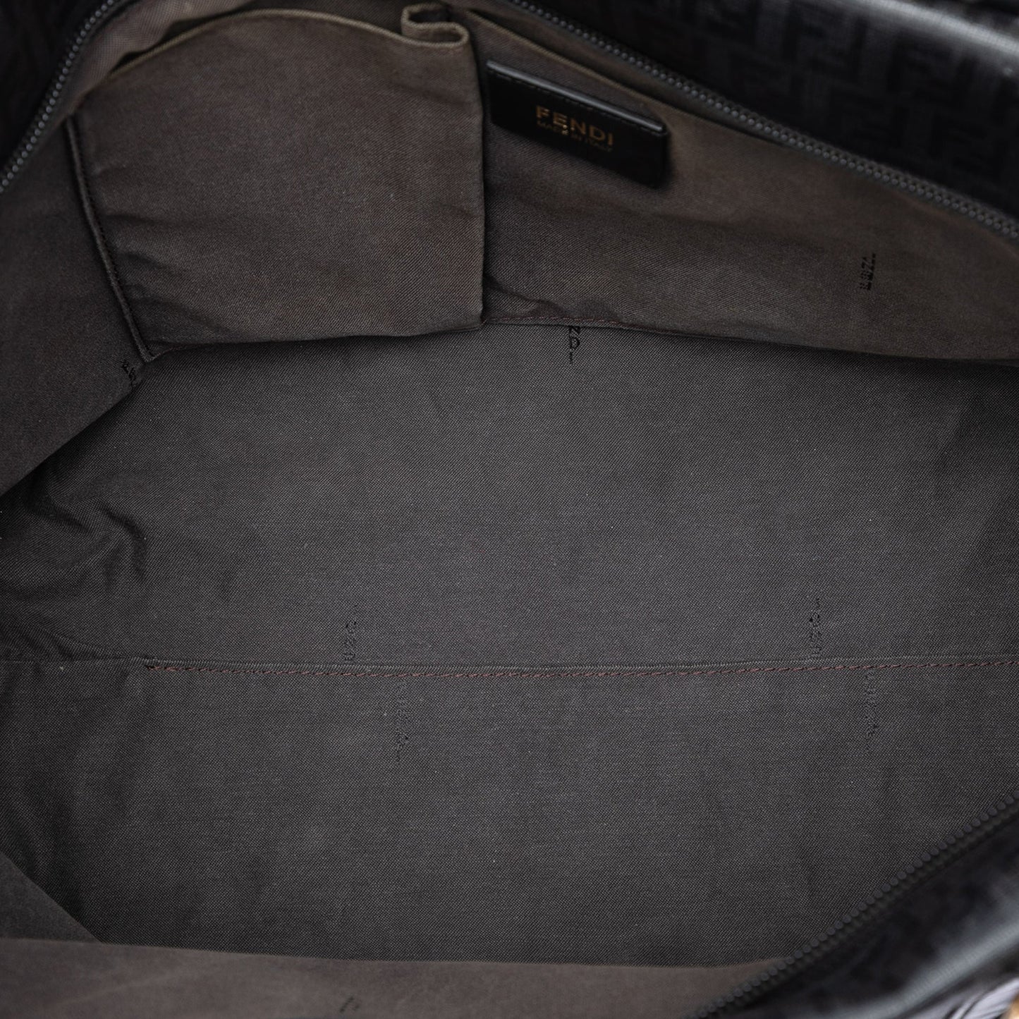 Fendi Zucchino Coated Canvas Superstar Tote
