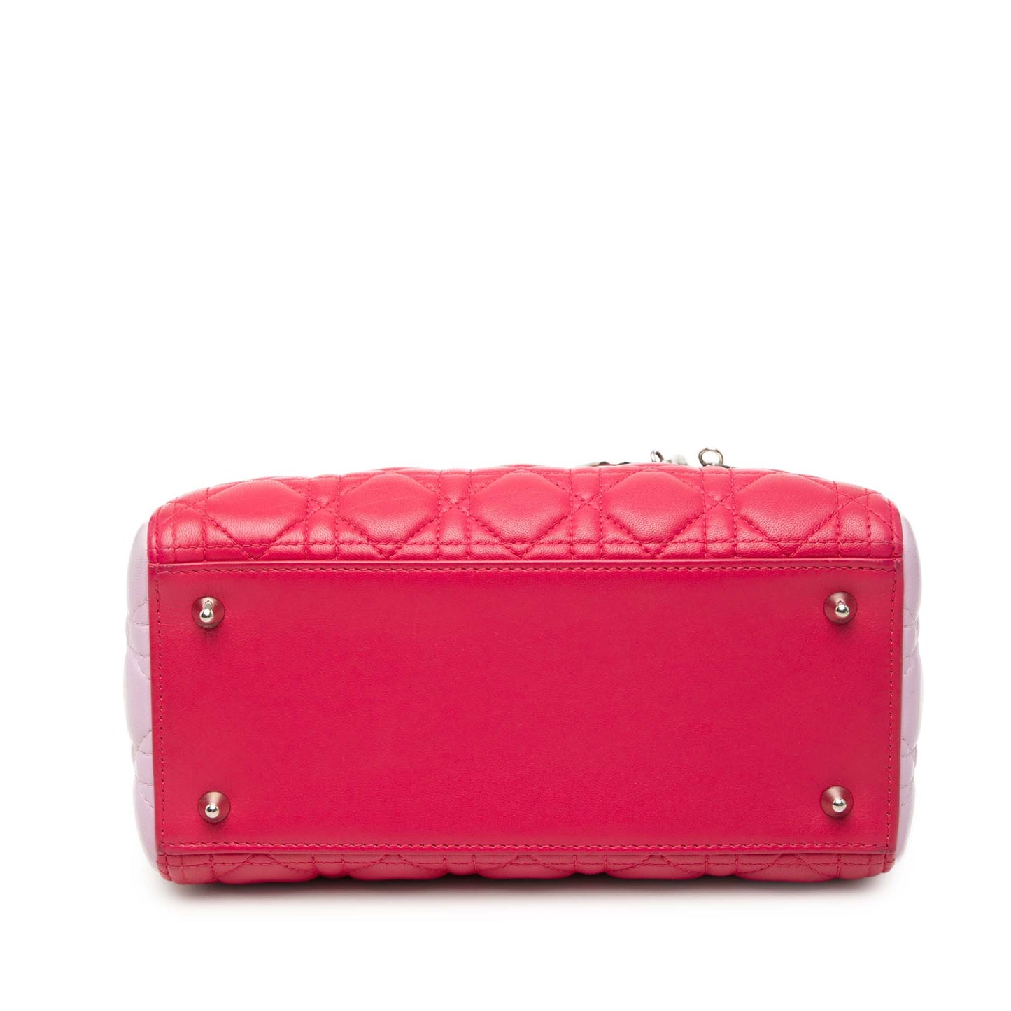 Dior Medium Tricolor Lambskin Cannage Lady Dior