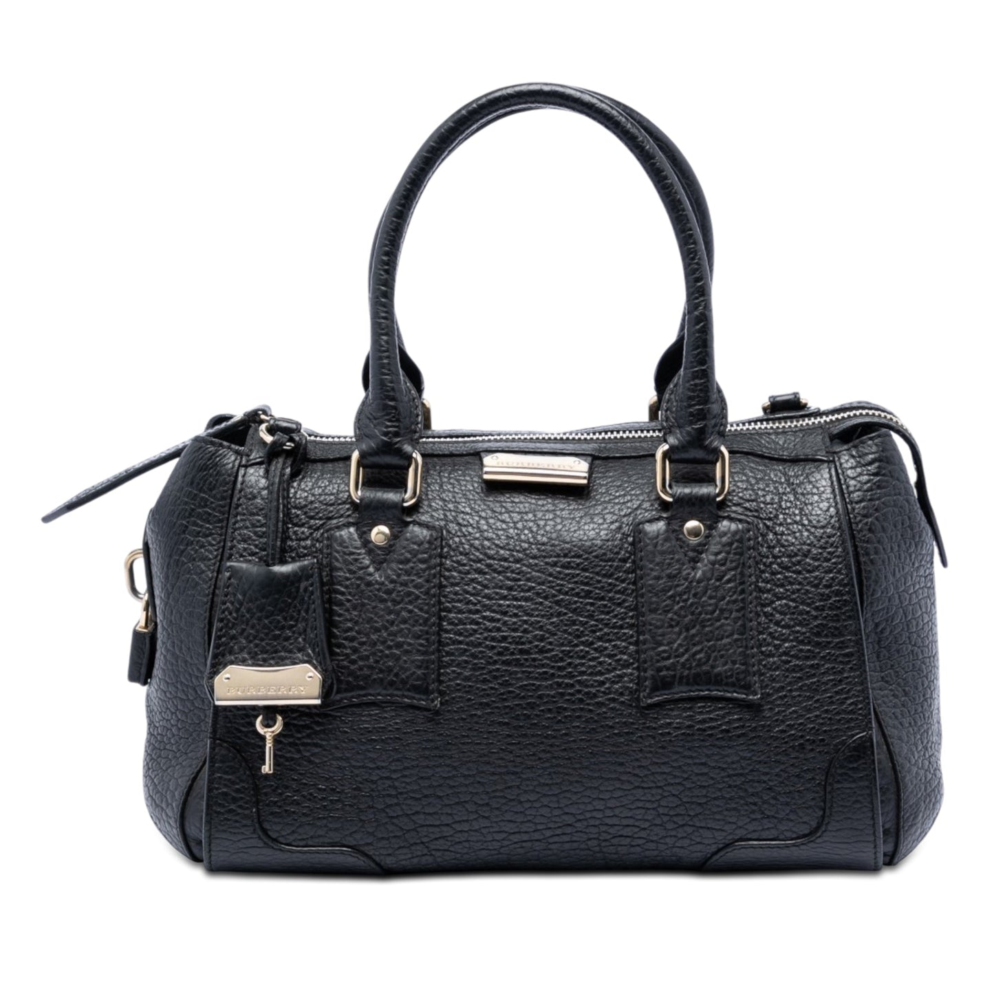 Burberry Small Heritage Grain Leather Gladstone Satchel