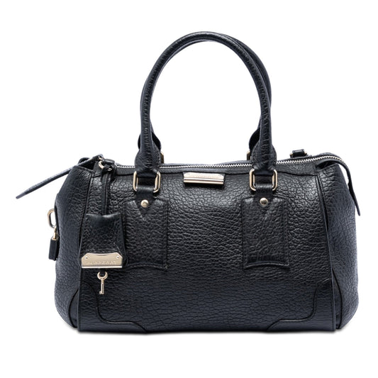 Burberry Small Heritage Grain Leather Gladstone Satchel