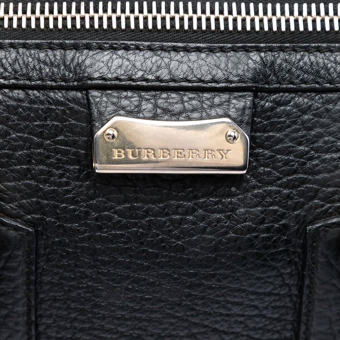 Burberry Small Heritage Grain Leather Gladstone Satchel