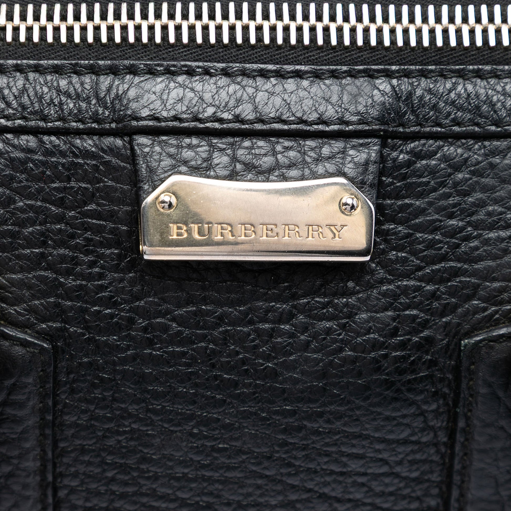 Burberry Small Heritage Grain Leather Gladstone Satchel