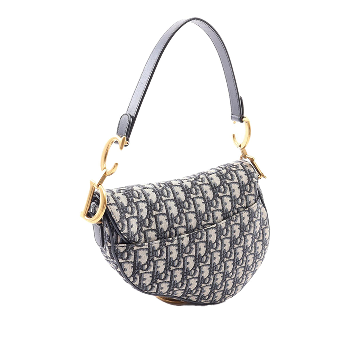 Dior Oblique Canvas Saddle Bag