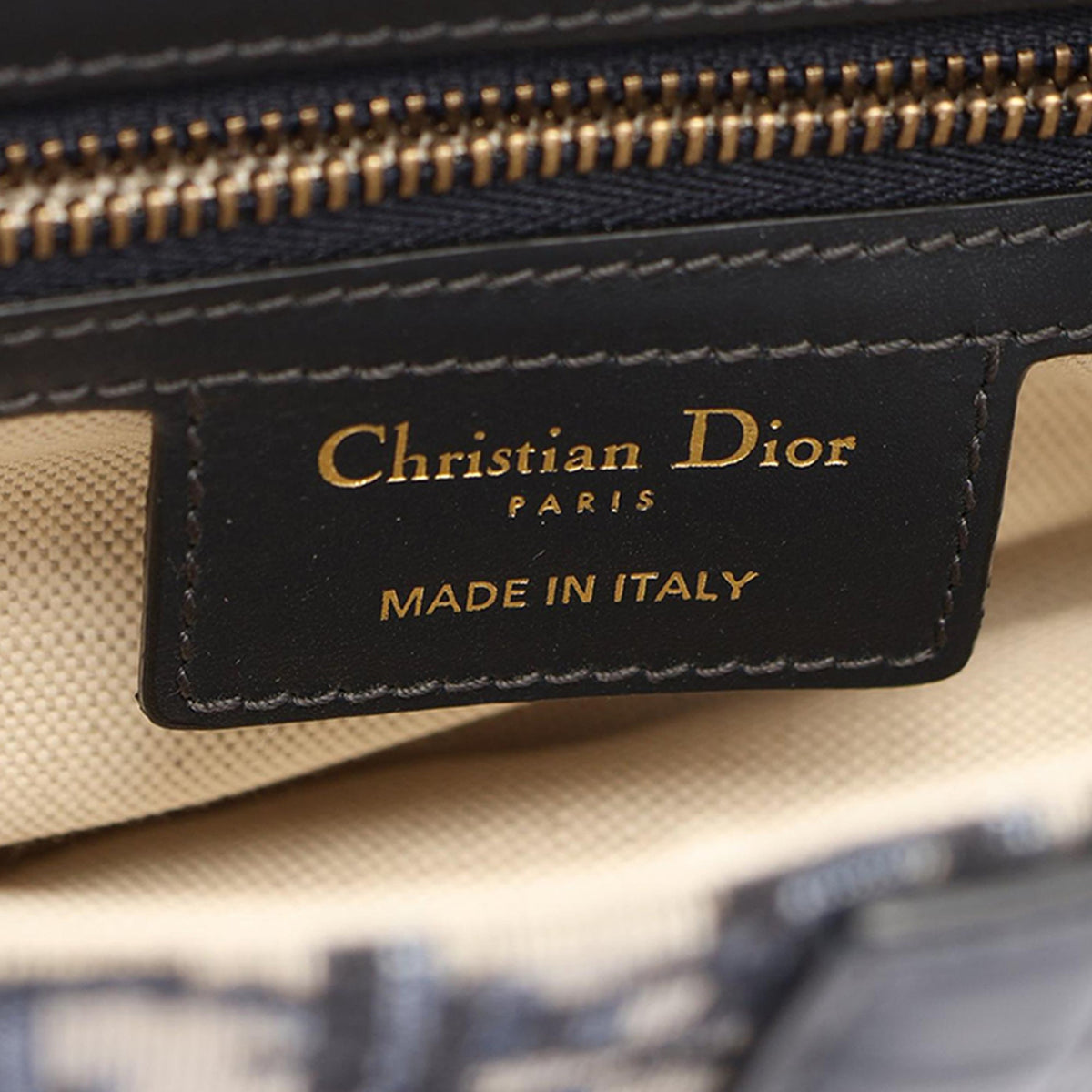 Dior Oblique Canvas Saddle Bag