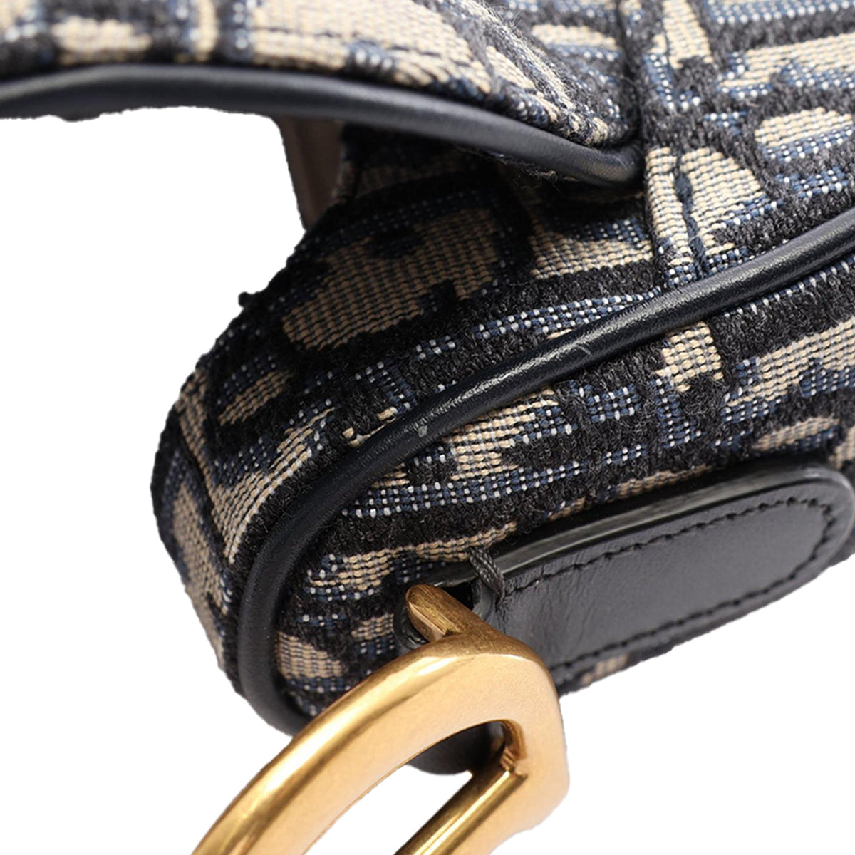 Dior Oblique Canvas Saddle Bag