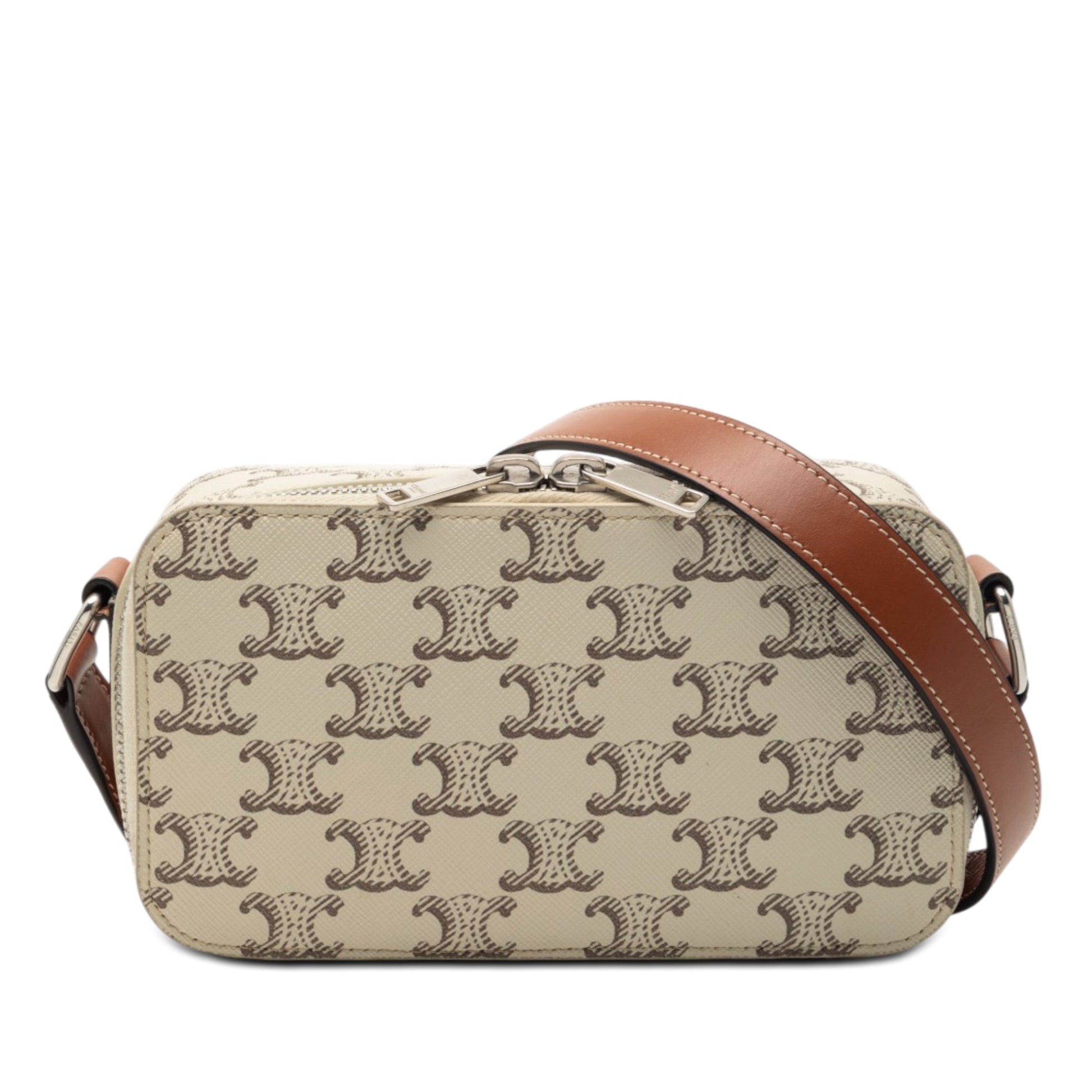 Mini Triomphe Coated Canvas Camera Bag