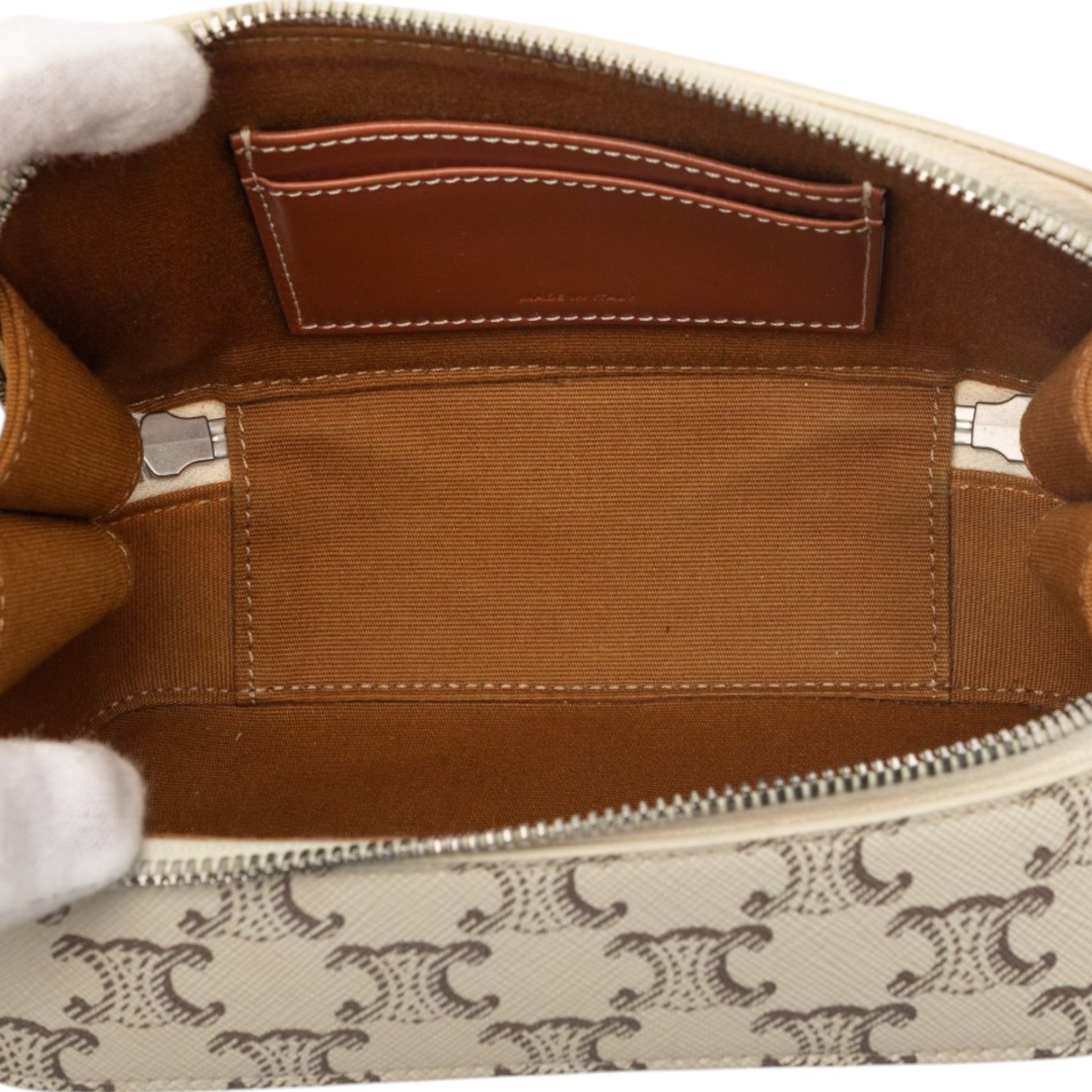 Mini Triomphe Coated Canvas Camera Bag
