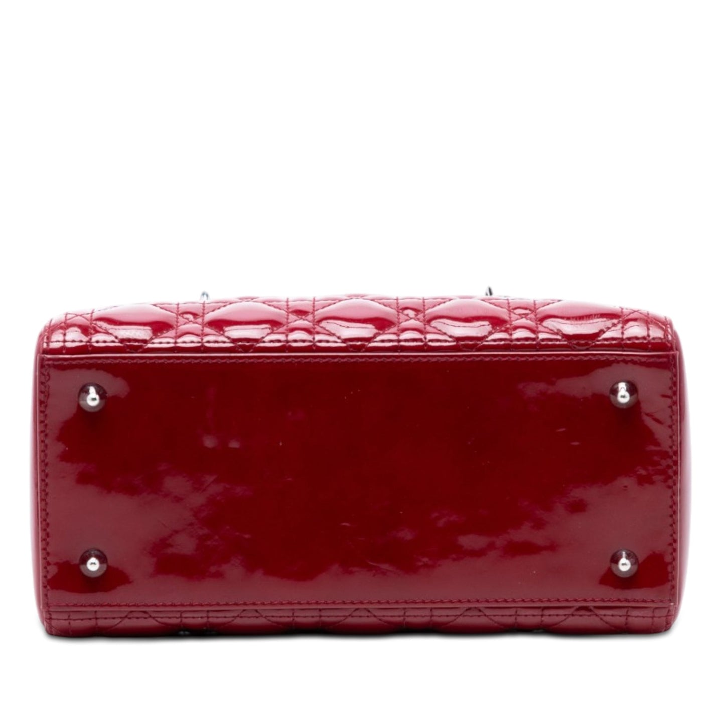 Dior Medium Patent Cannage Lady Dior