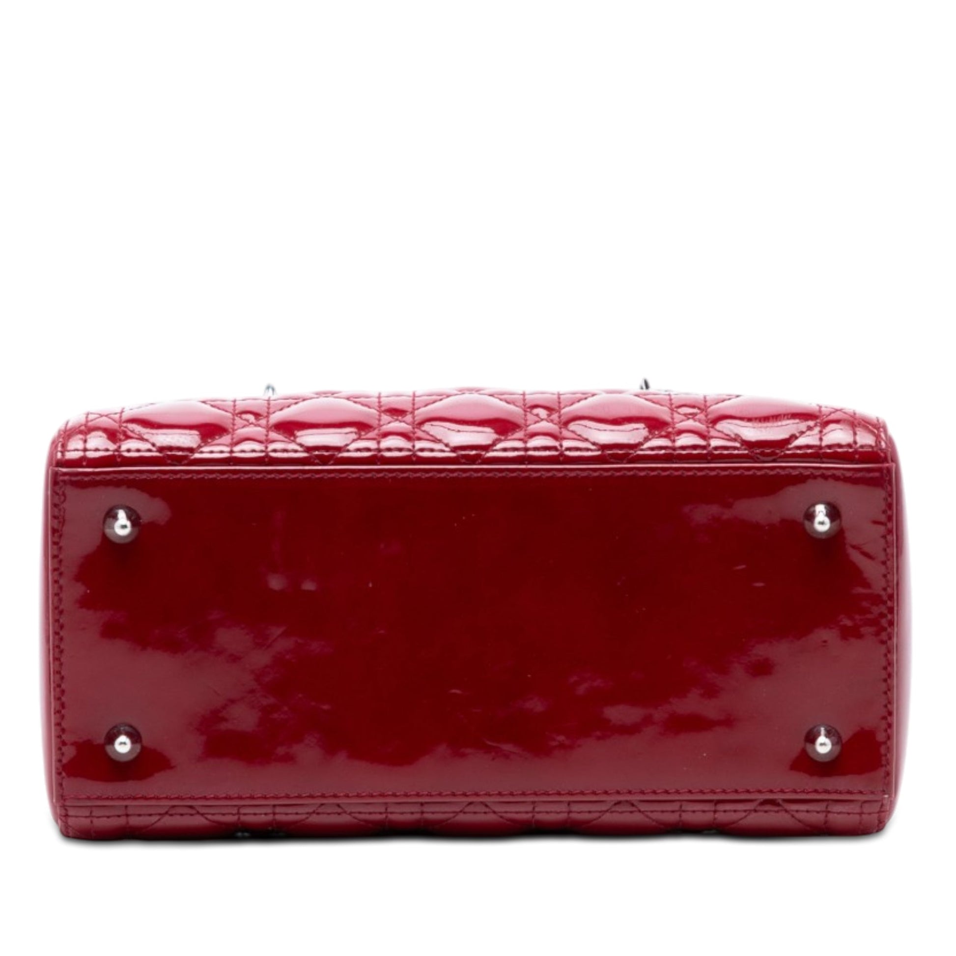 Dior Medium Patent Cannage Lady Dior
