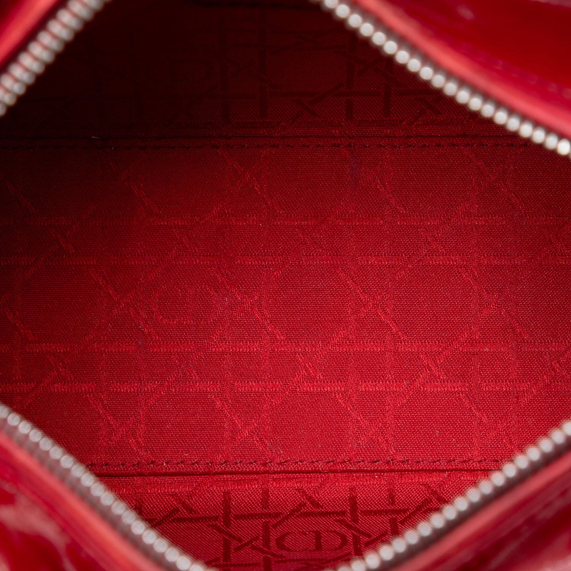 Dior Medium Patent Cannage Lady Dior