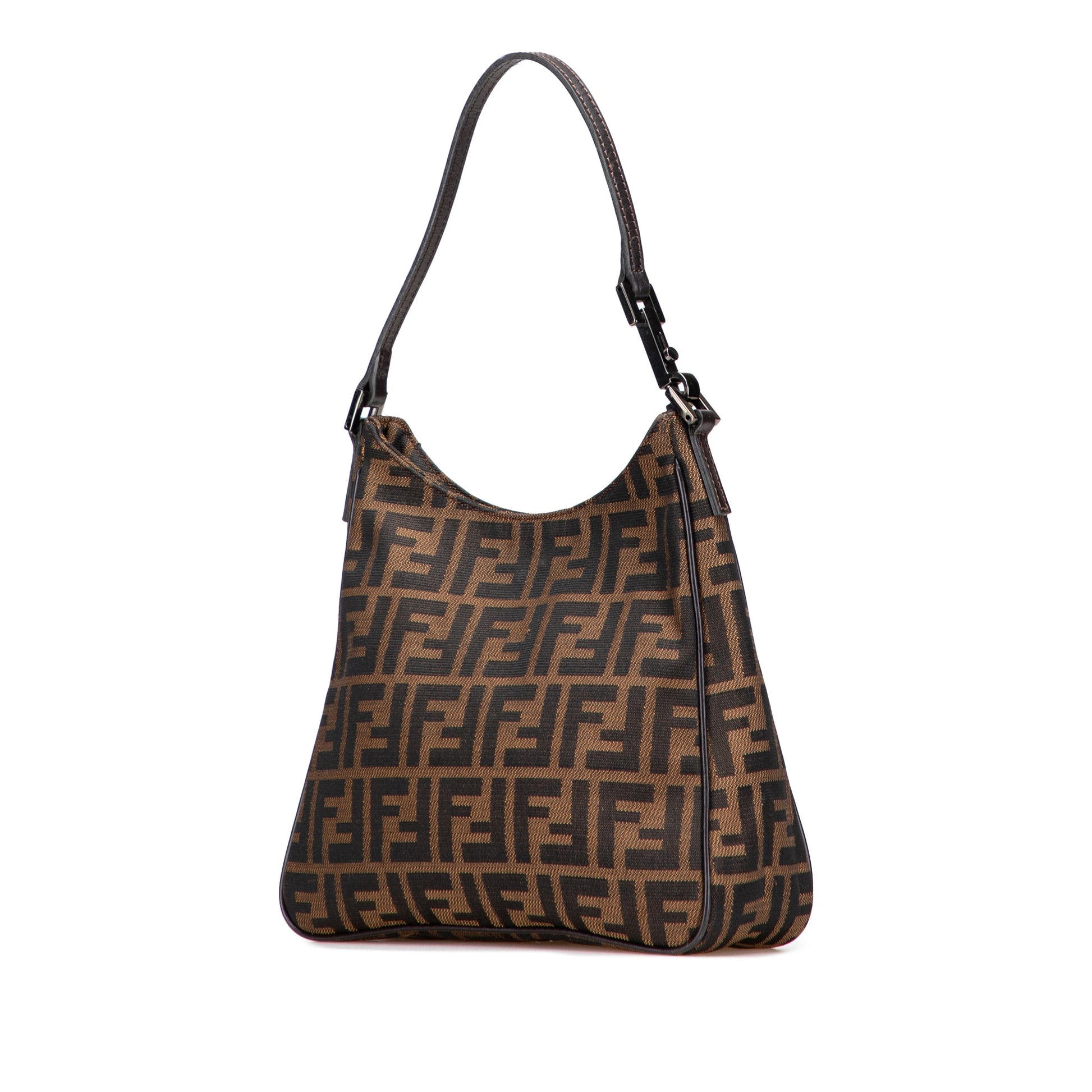 Fendi Zucca Canvas Shoulder Bag