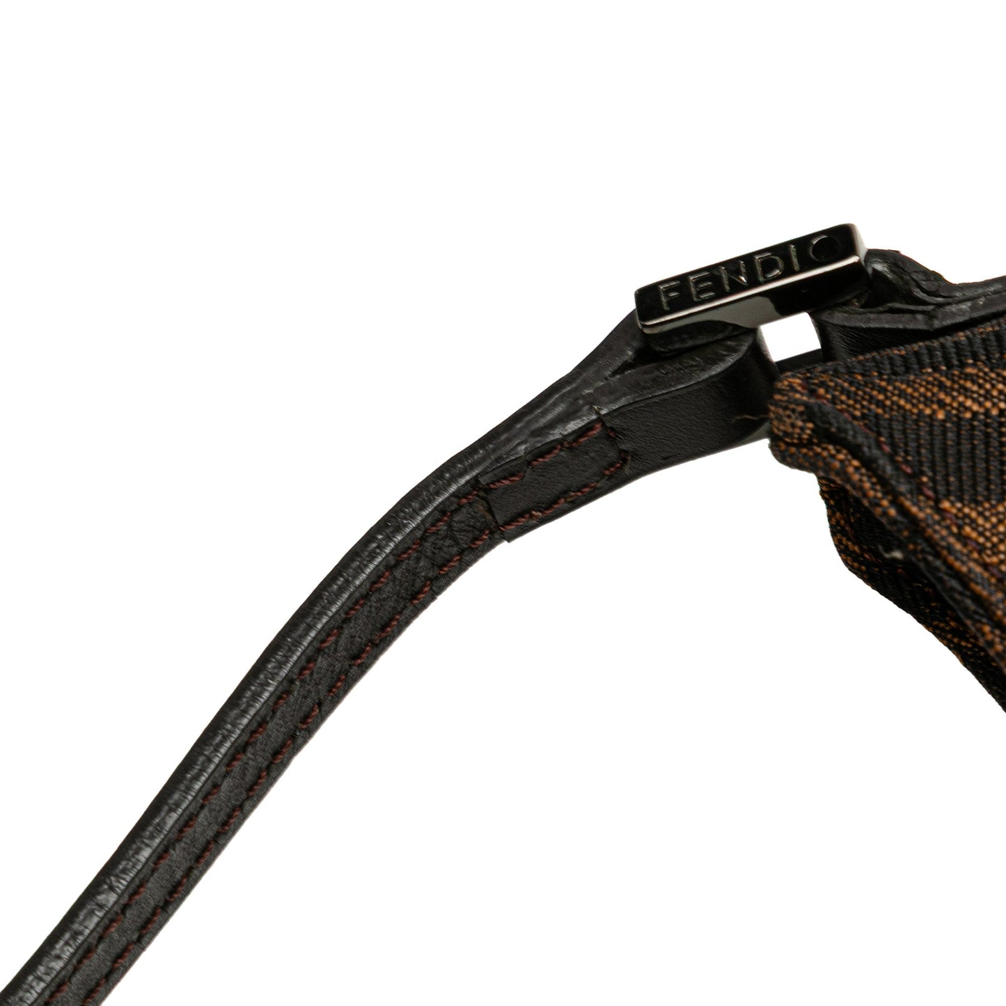 Fendi Zucca Canvas Shoulder Bag