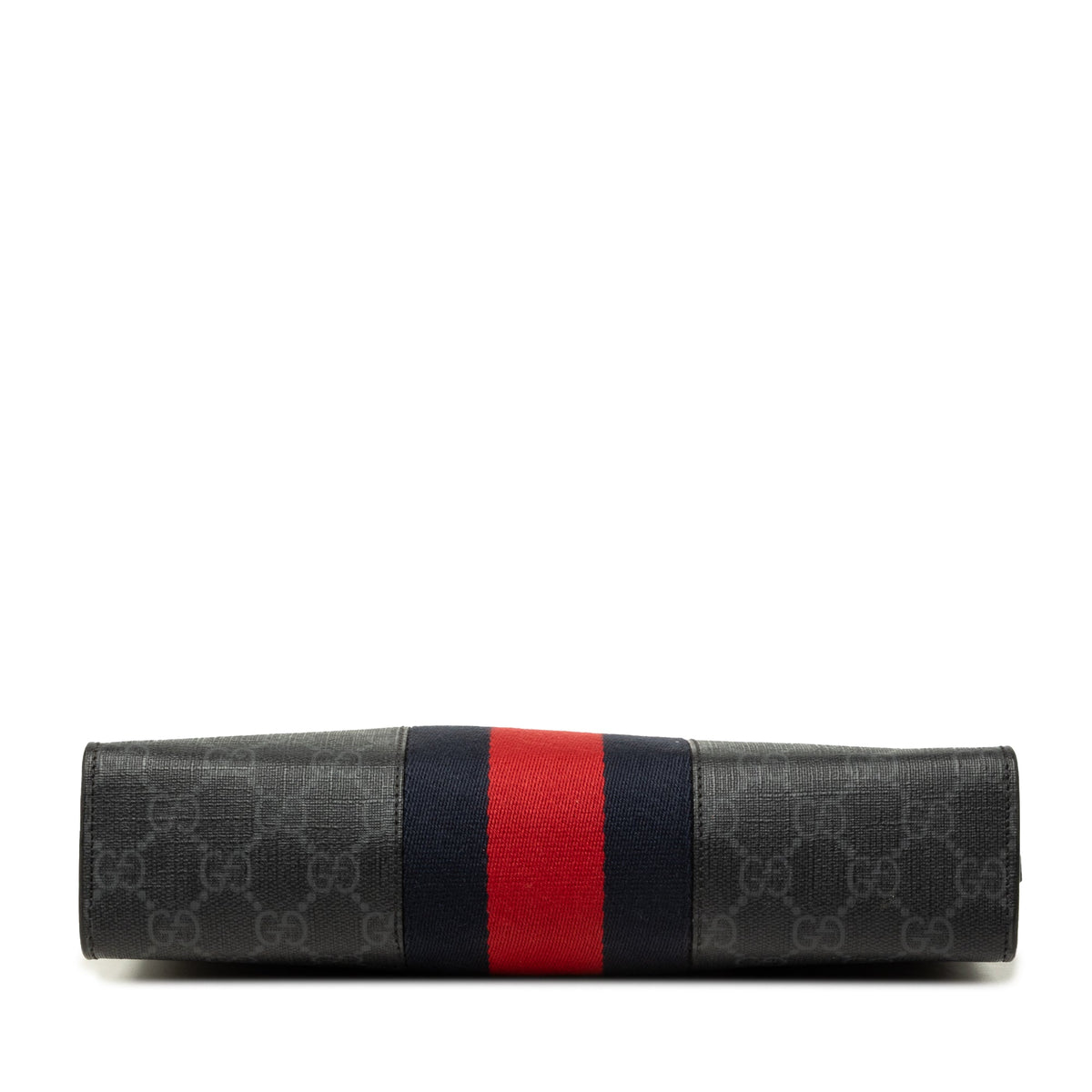 Gucci GG Supreme Web Clutch — Black