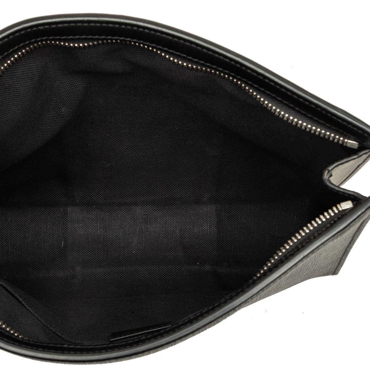 Gucci GG Supreme Web Clutch — Black