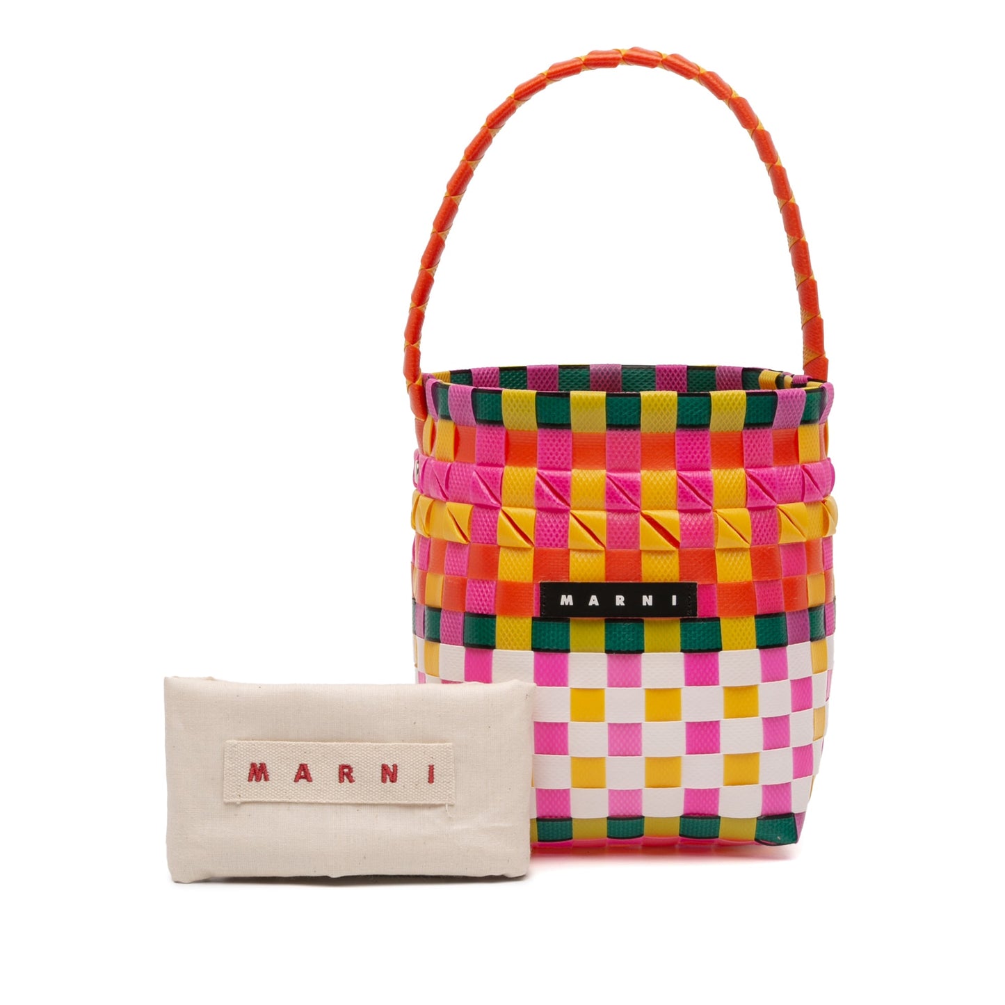 Marni Woven Plastic Basket Bag