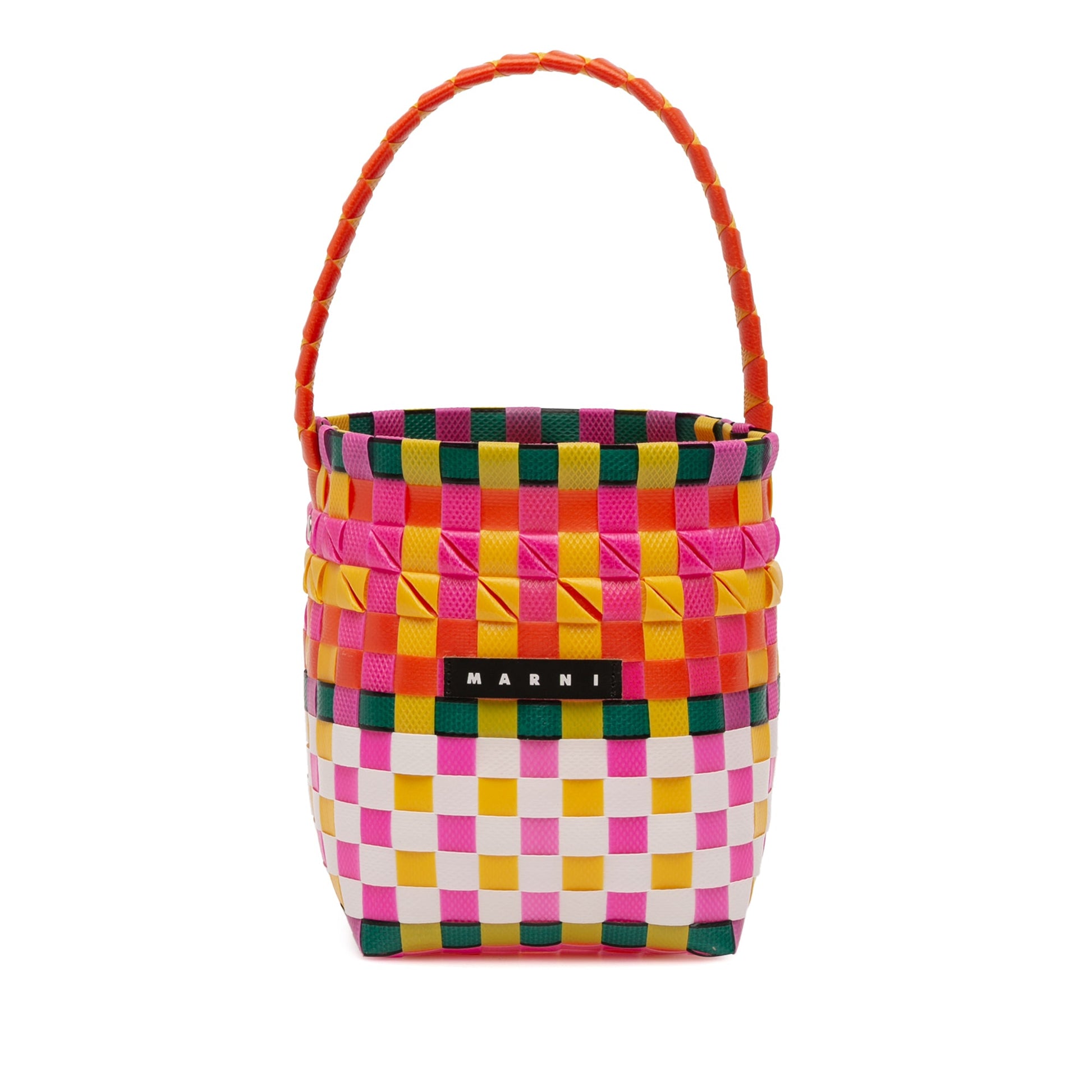 Marni Woven Plastic Basket Bag