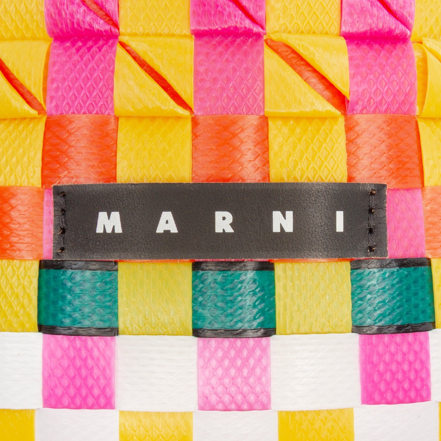 Marni Woven Plastic Basket Bag