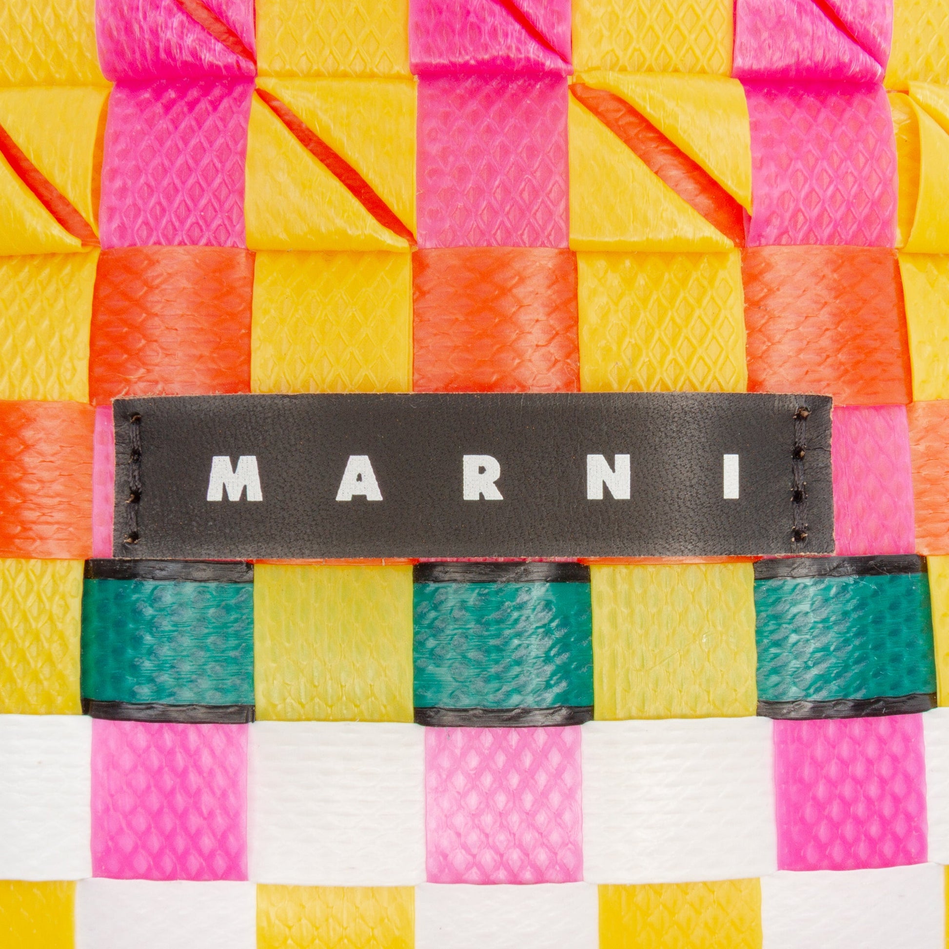 Marni Woven Plastic Basket Bag