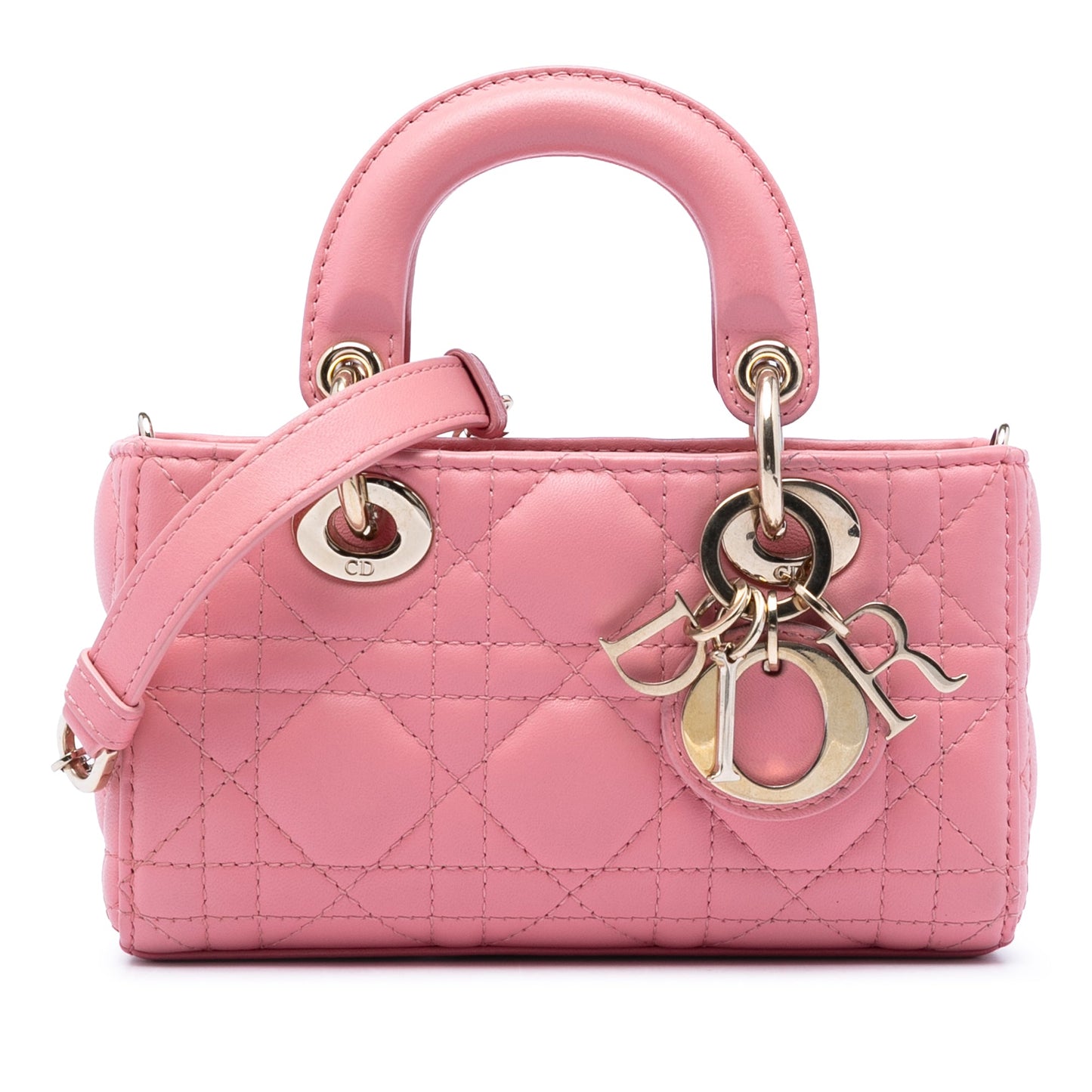 Dior Micro Lambskin Cannage Lady D Joy