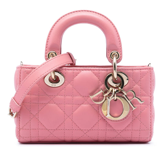 Dior Micro Lambskin Cannage Lady D Joy