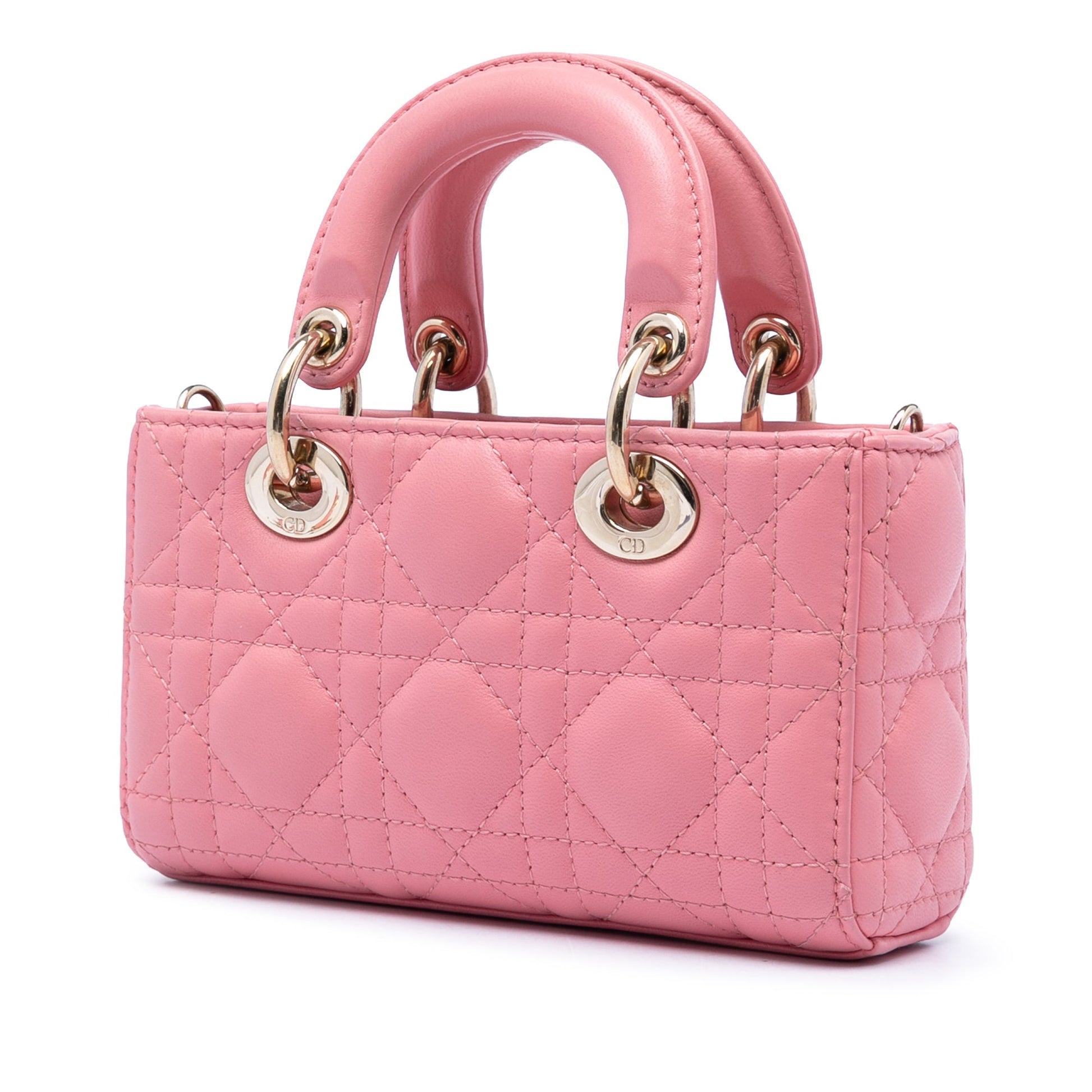 Dior Micro Lambskin Cannage Lady D Joy