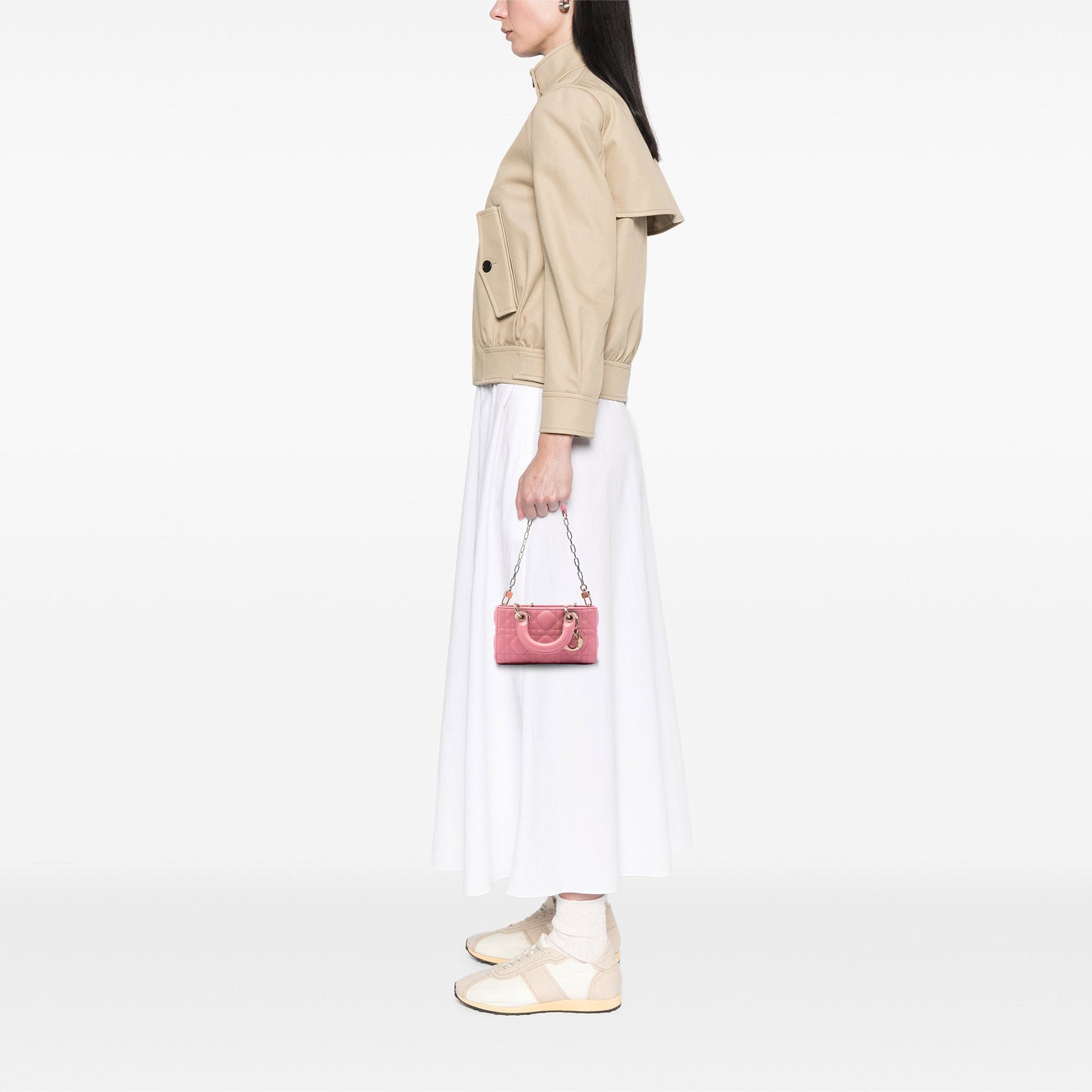 Dior Micro Lambskin Cannage Lady D Joy
