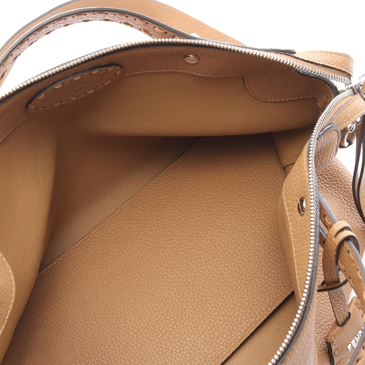 Fendi Large Leather By The Way Satchel — Brown